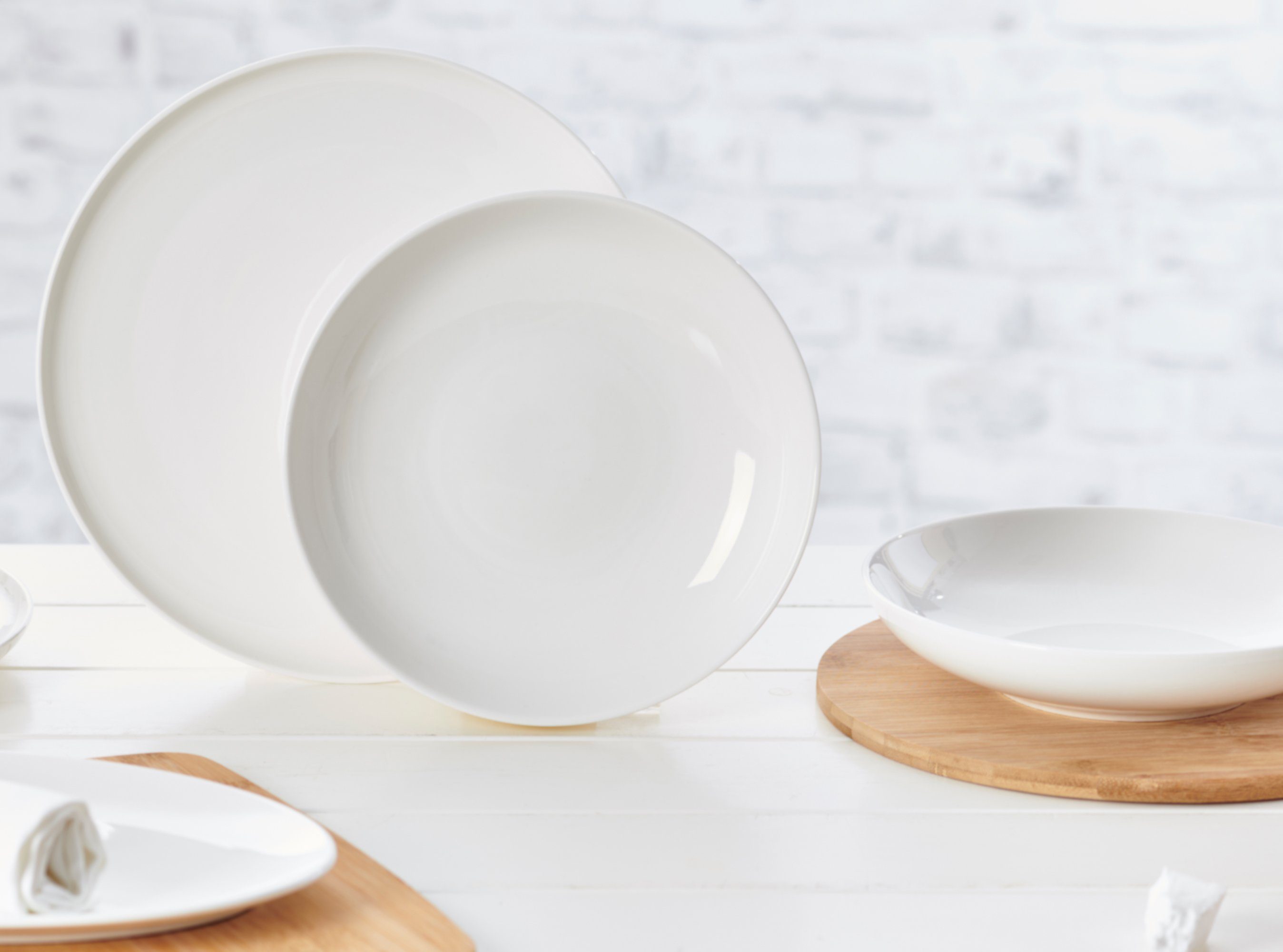 Ritzenhoff & Breker Eetservies Servies-set Skagen Borden Set, Diepteller en Soepbord, 12 Stukken, voor 6 Personen (set, 12-delig)