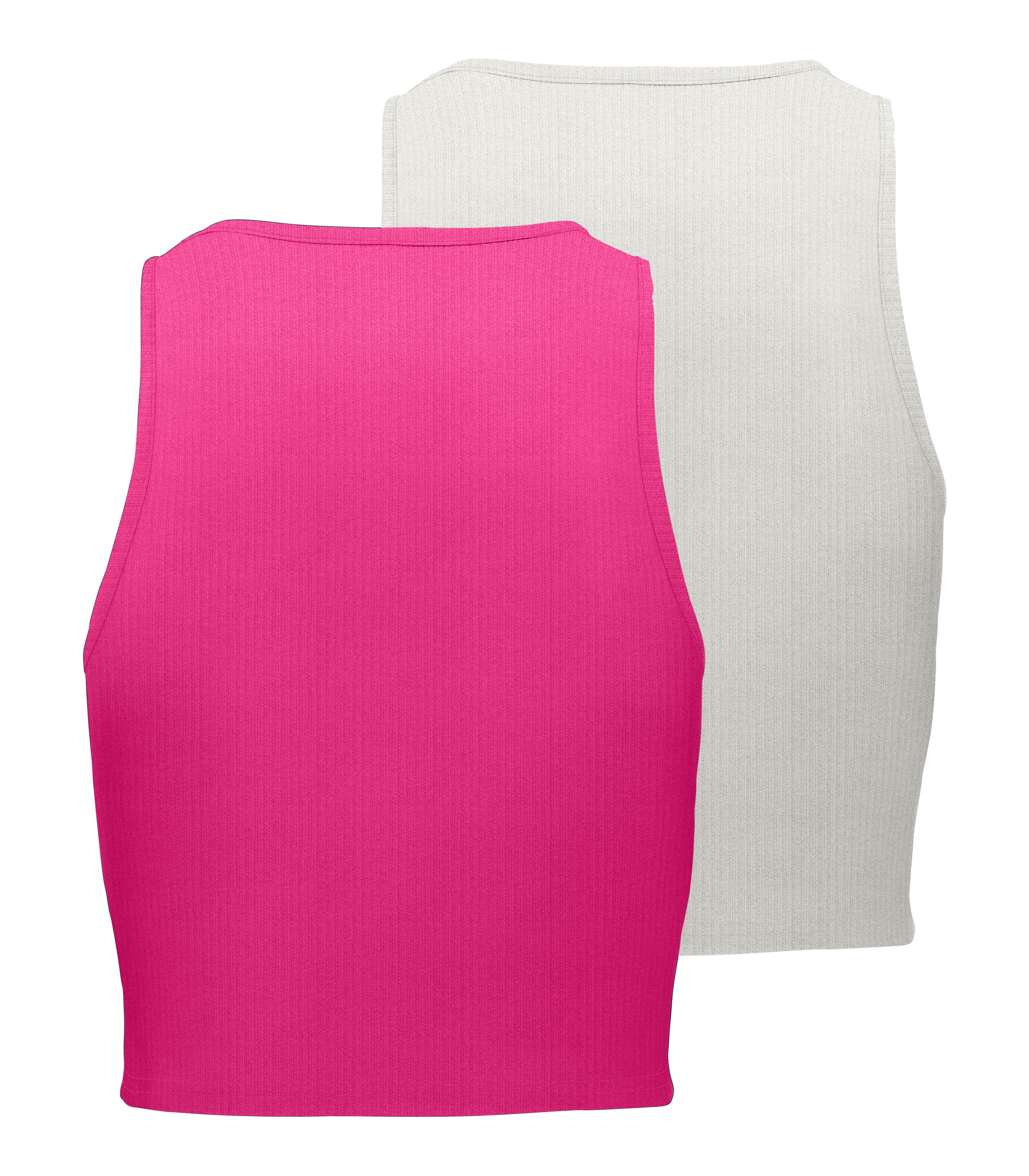 Only Crop-top ONLBELIA S/L CROP TOP CS JRS 2PACK (set, 2-delig)