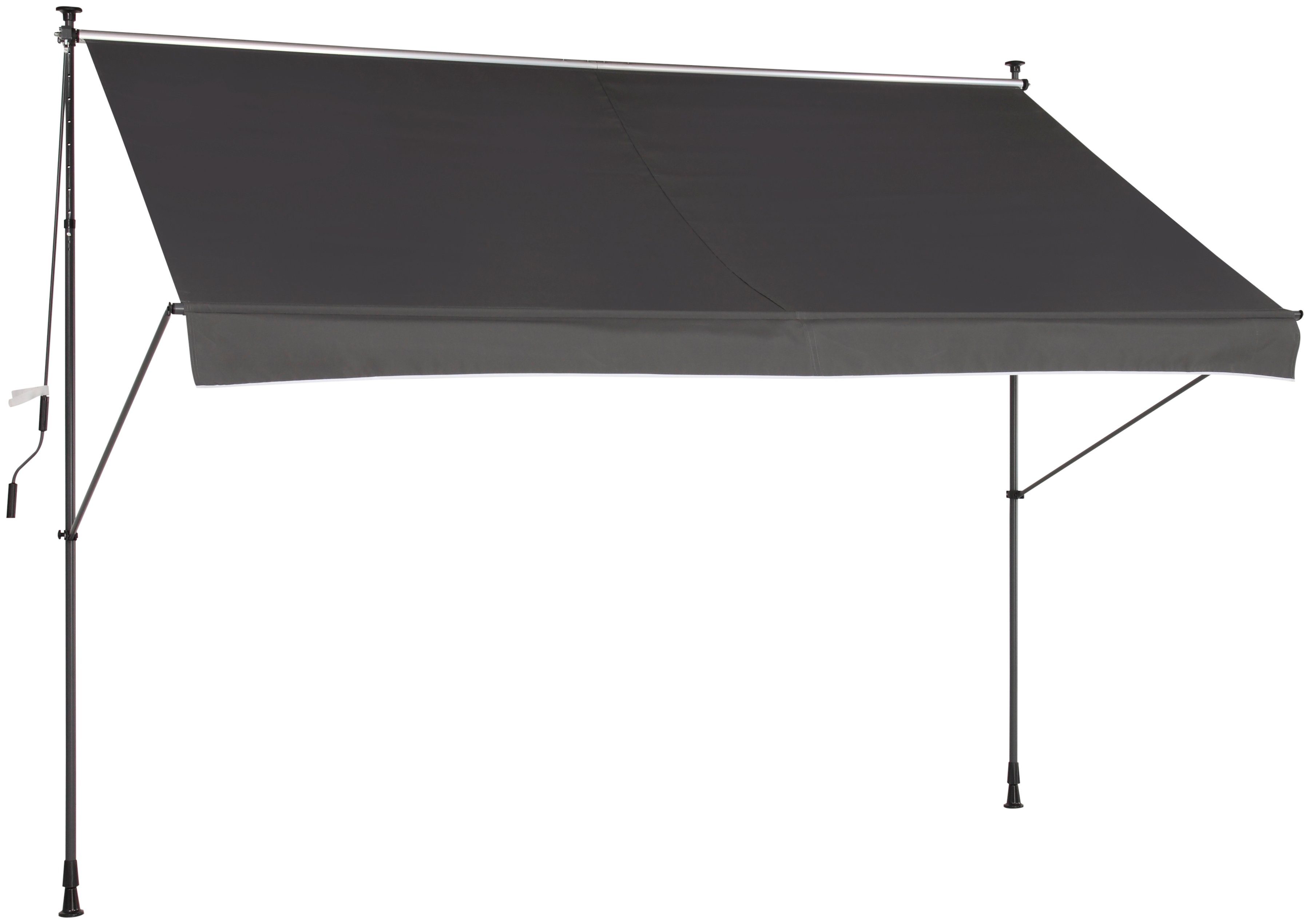 KONIFERA Klemzonnescherm Breedte/uitval: 400x150 cm