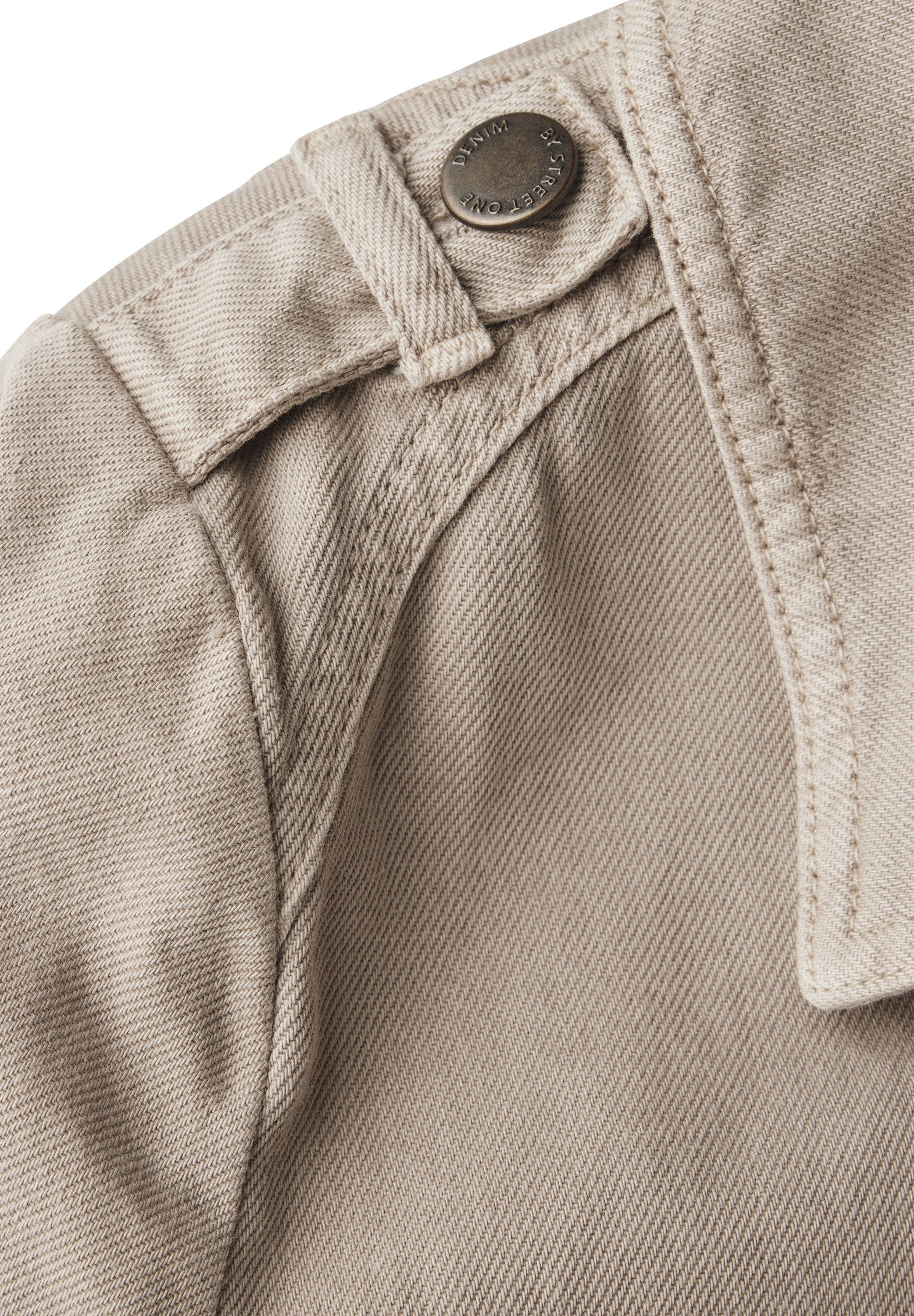 STREET ONE Kort jack in trench-look, jeansjack-stijl