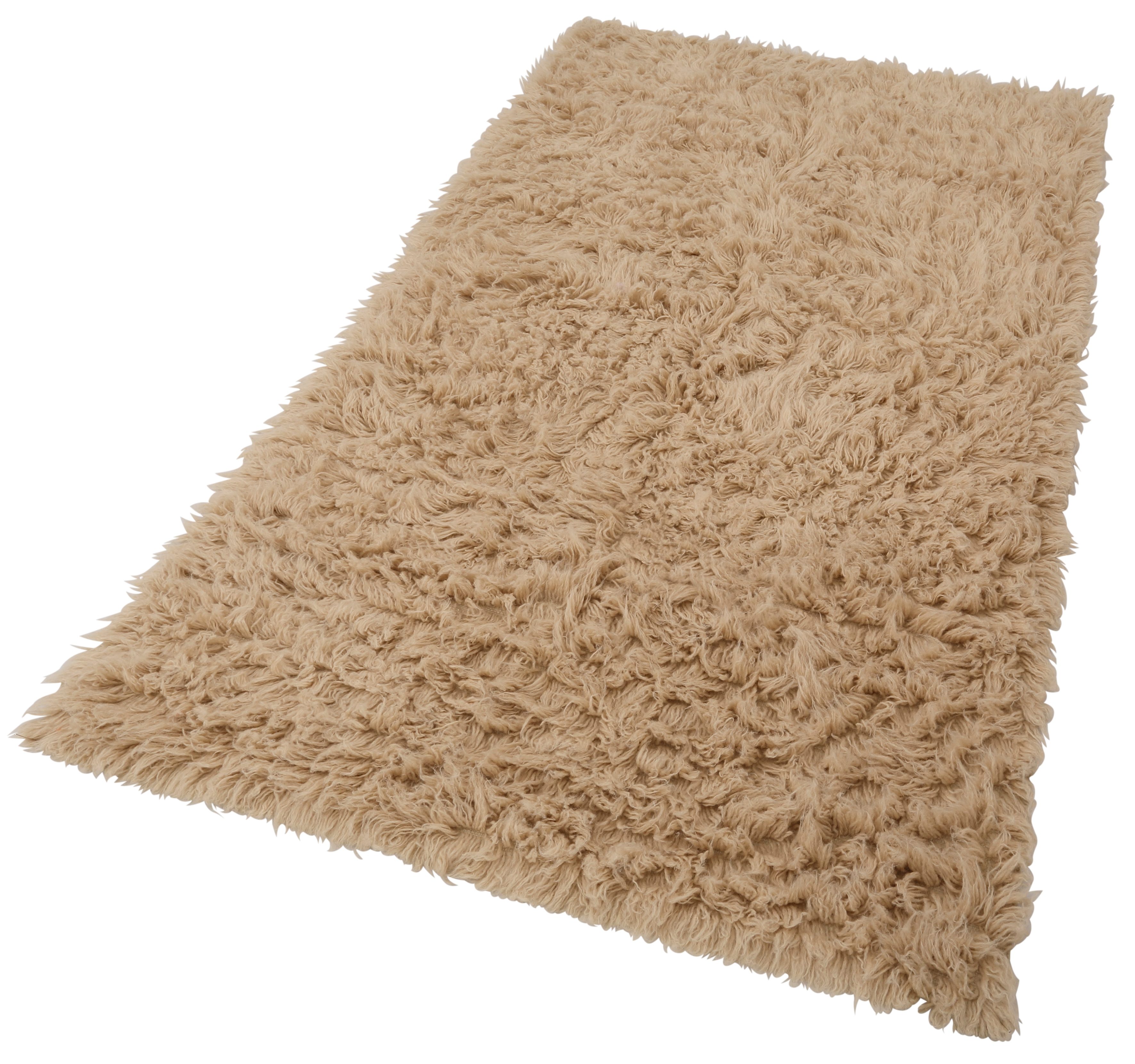 Böing Carpet Wollen kleed Flokati 1500 g Handgeweven vloerkleed, unikleuren, zuivere wol, met de hand geweven