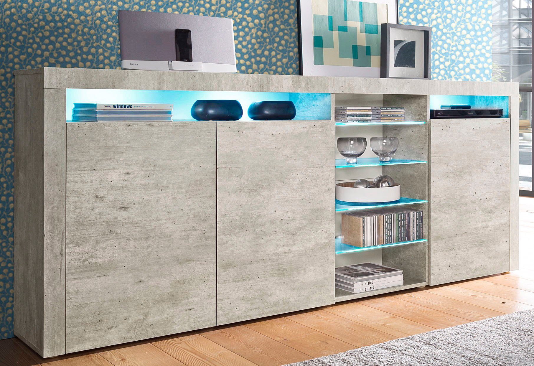 borchardt Möbel Highboard Santa Fe Breedte 200 cm