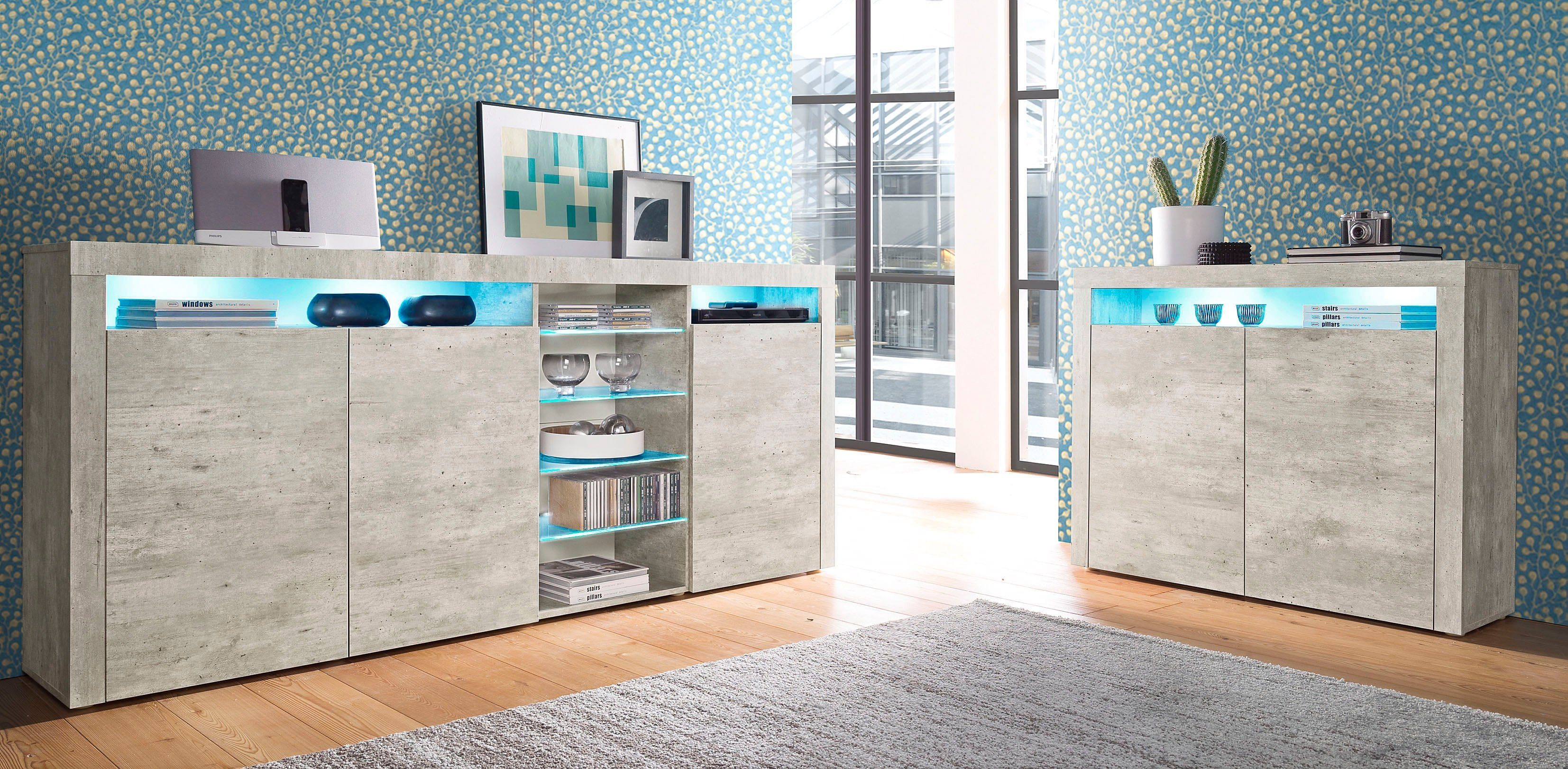 borchardt Möbel Highboard Santa Fe Breedte 200 cm