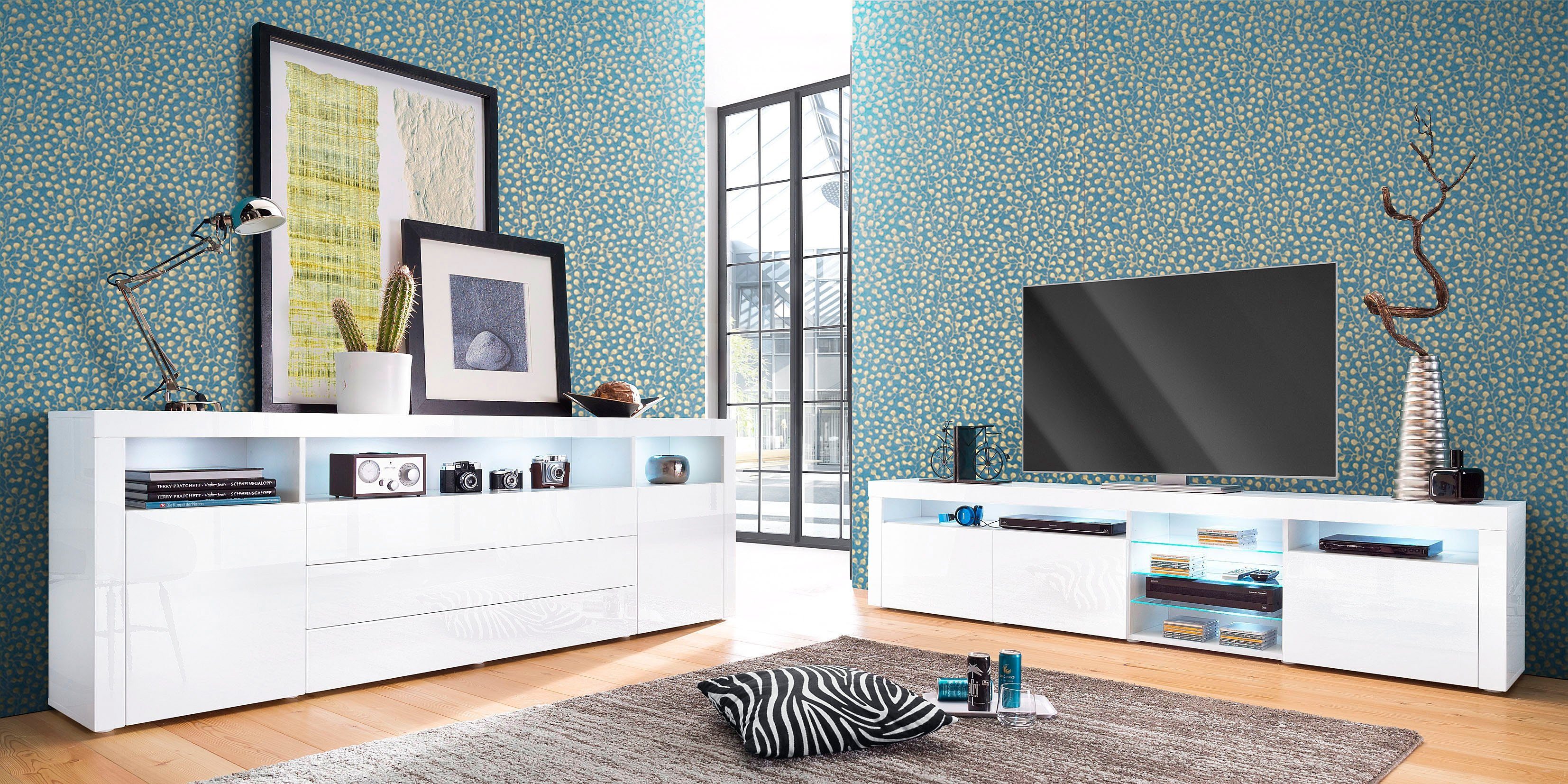 borchardt Möbel Dressoir Santa Fe Breedte 200 cm