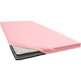 cinderella hoeslaken jersey topmatras voor topper matrassen (1 stuk) roze