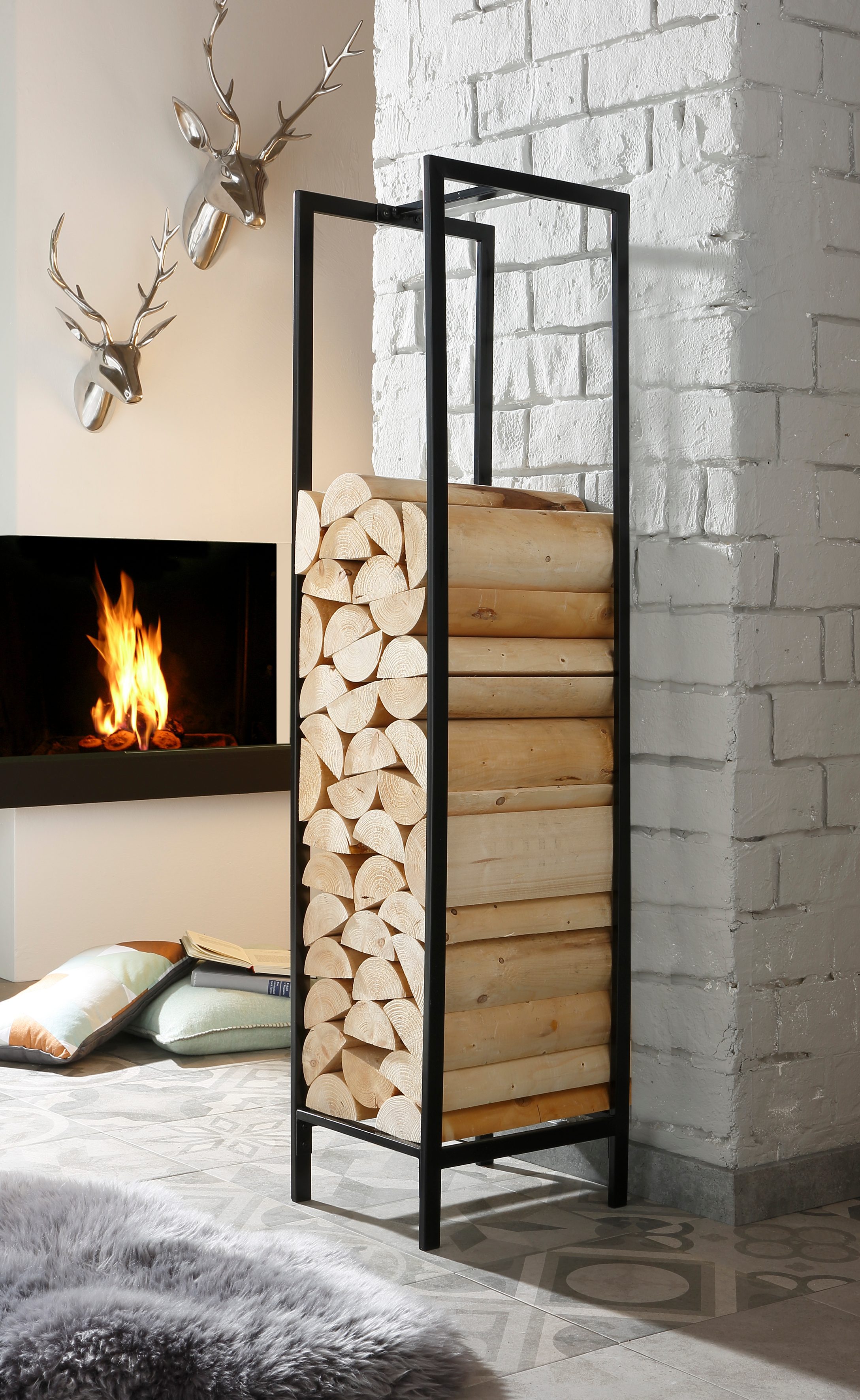 HOFMANN LIVING AND MORE Mand voor haardhout
