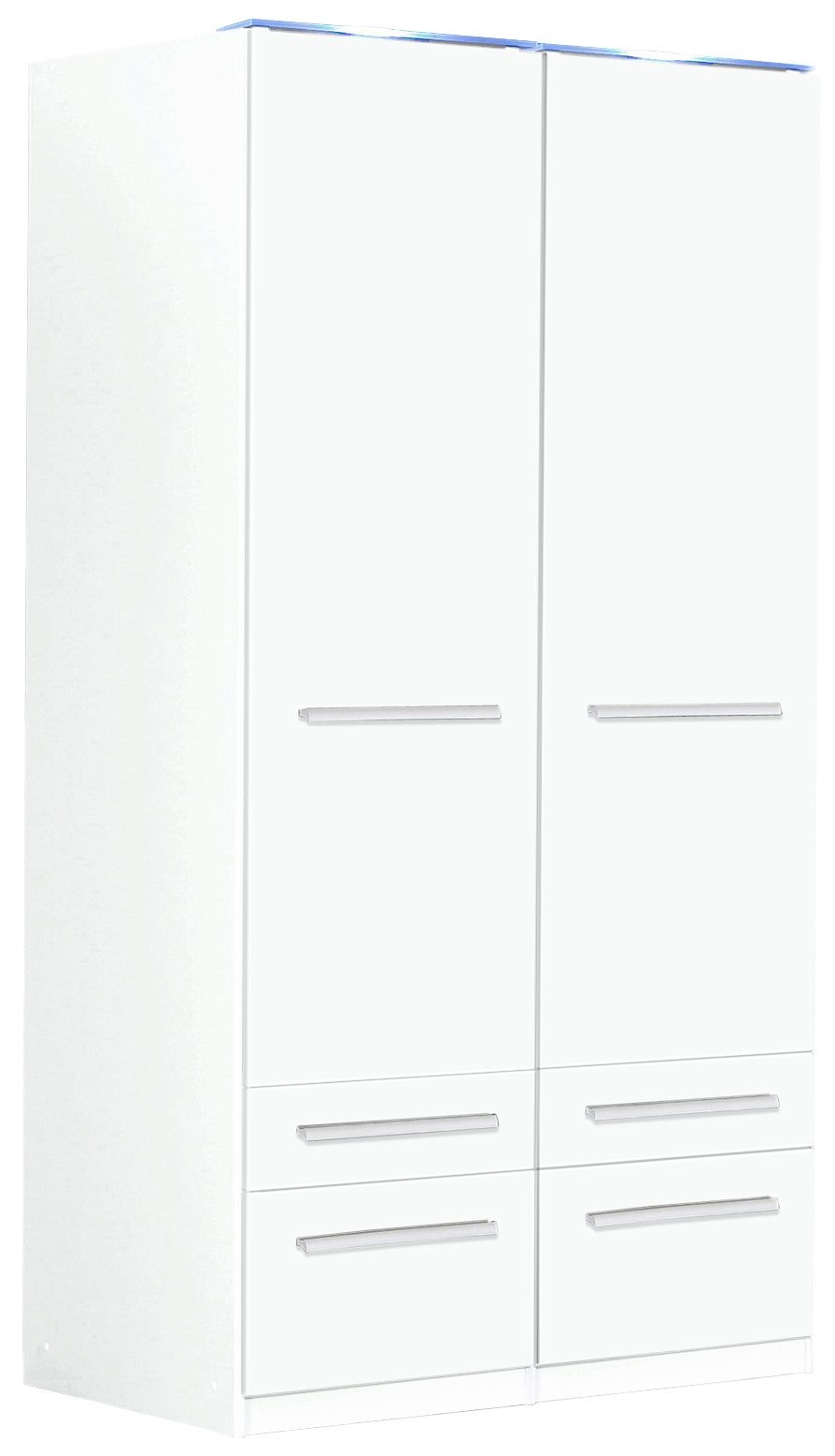 priess Kledingkast Kast garderobe waskast Barcelona in 5 breedtes veel opbergruimte, ruime lades, met spiegel, made in germany