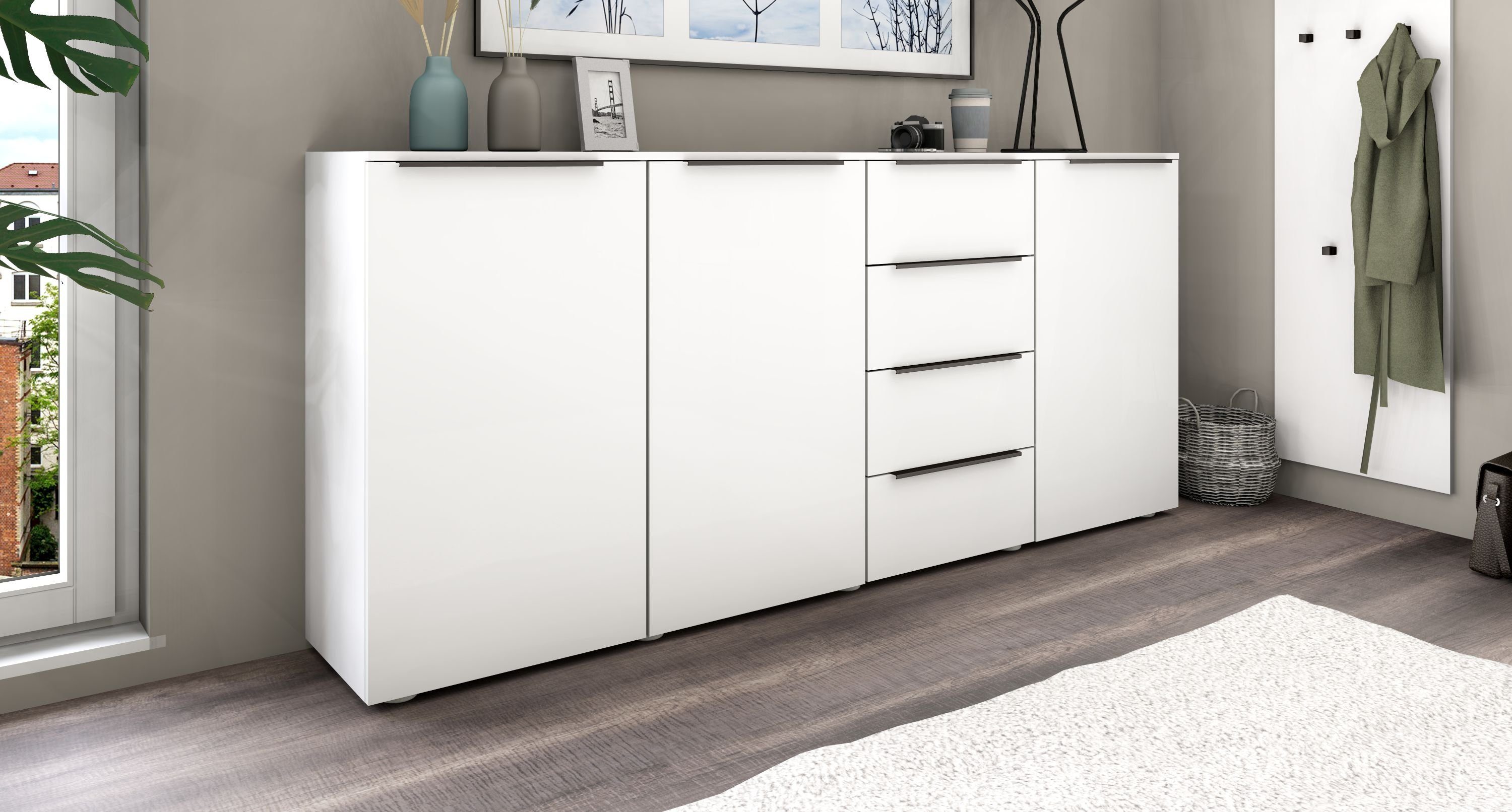 borchardt Möbel Highboard Tom Breedte 200 cm