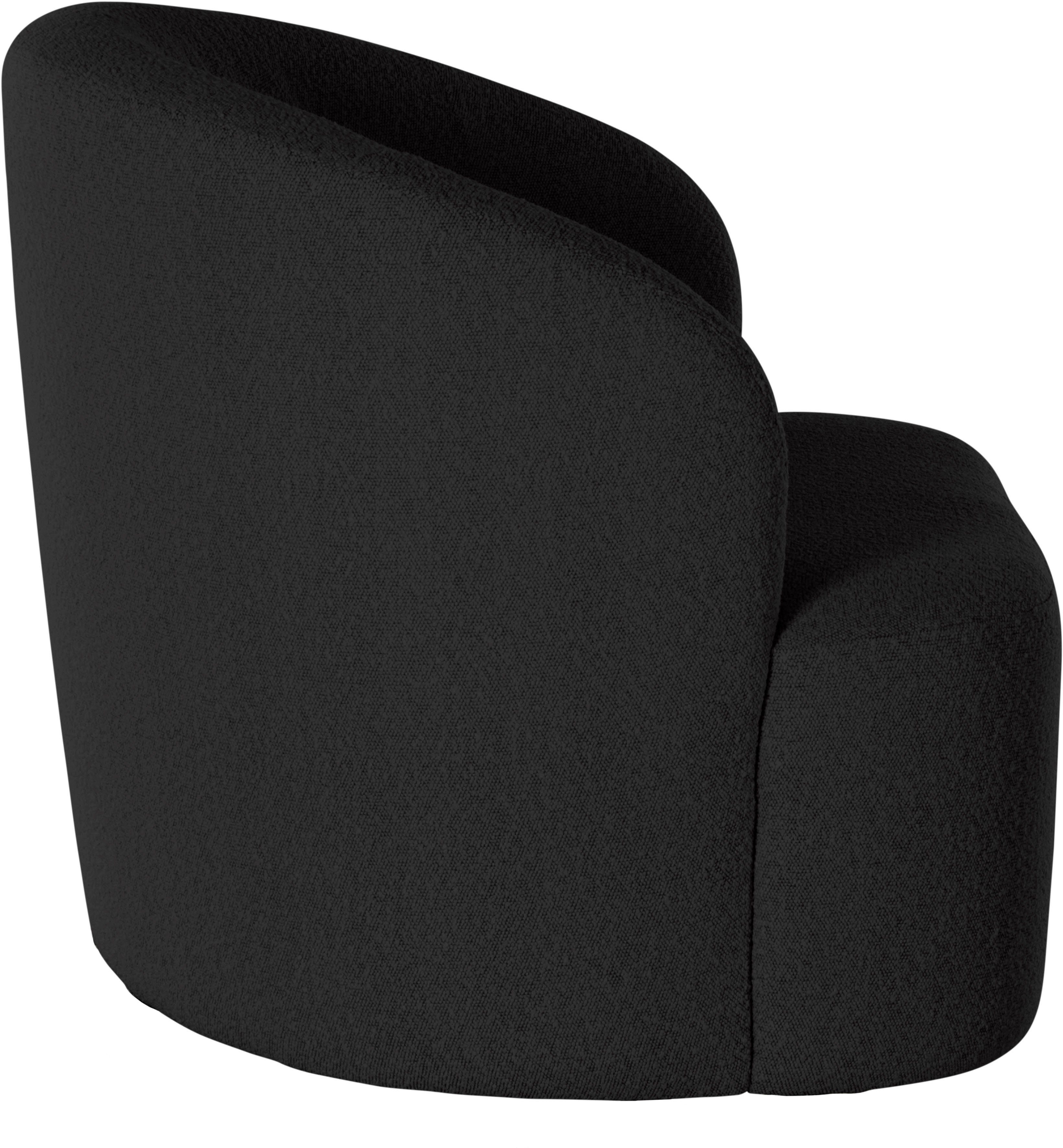 LeGer Home by Lena Gercke Draaibare fauteuil Dilara Stoel afgeronde rugleuning en front, in 3 stofkwaliteiten