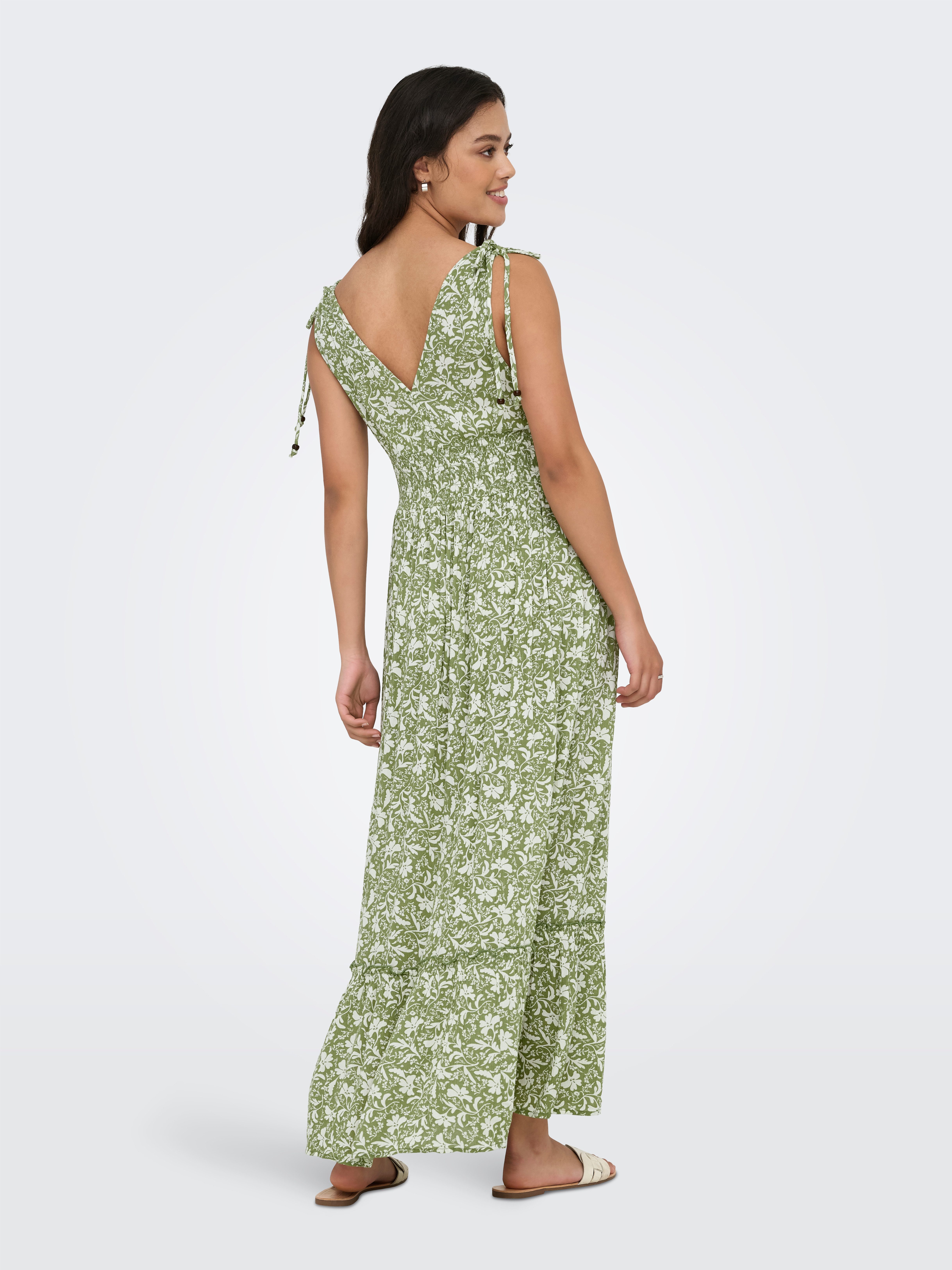 Only Maxi-jurk ONLFERNANDA LIFE S/L LONG DRESS WVN
