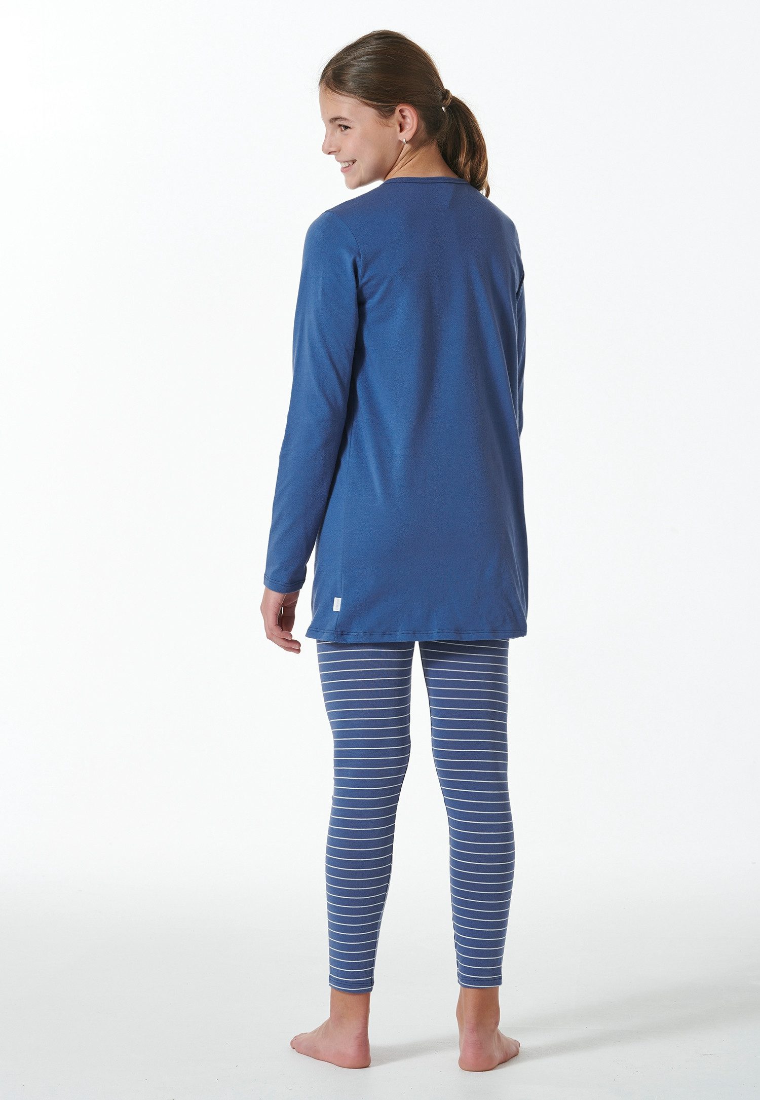 Schiesser Pyjama met motief op de borst (2-delig)