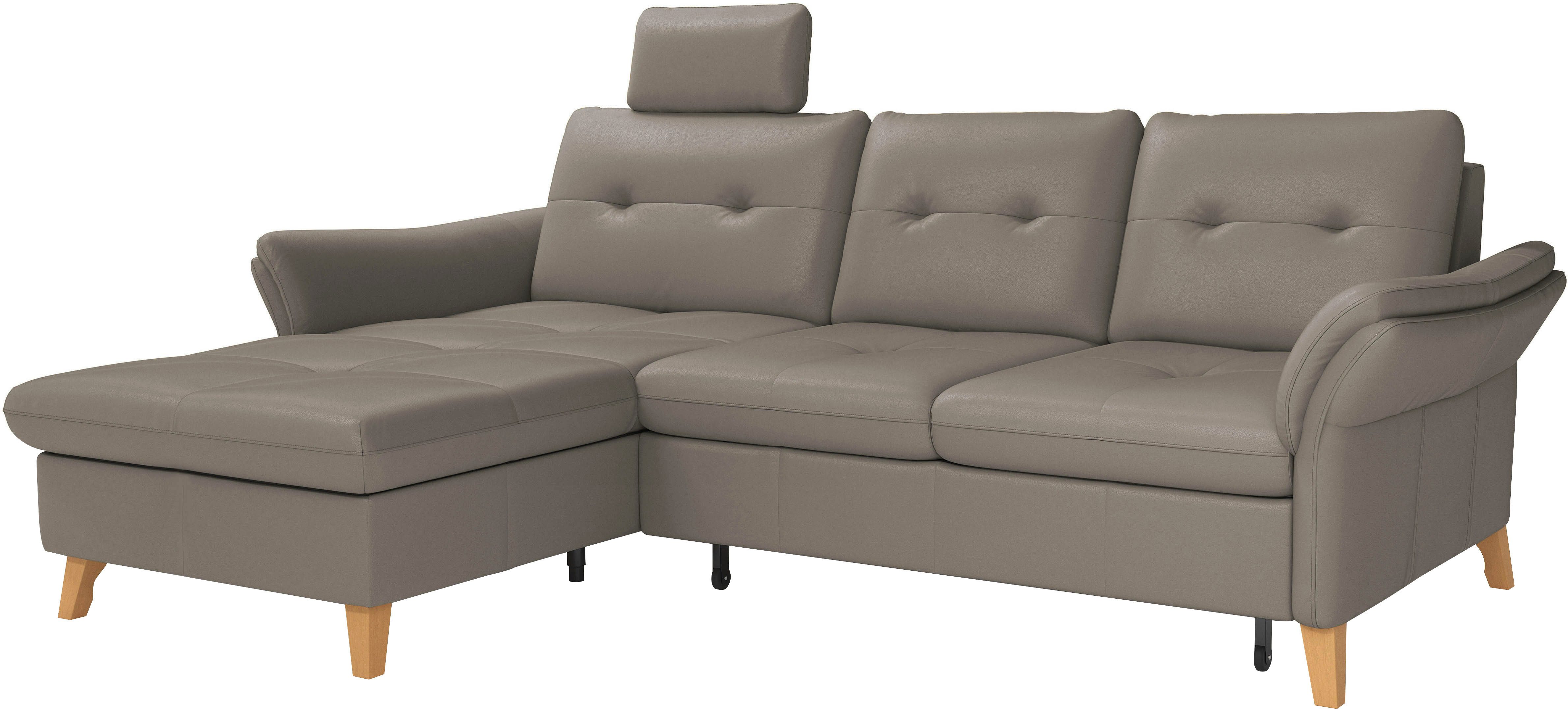 sit&more Hoekbank Göteborg Zitdiepteverstelling en binnenvering, naar keuze met slaapfunctie