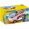 playmobil constructie-speelset touringcar (6773), playmobil 1-2-3 gemaakt in europa multicolor