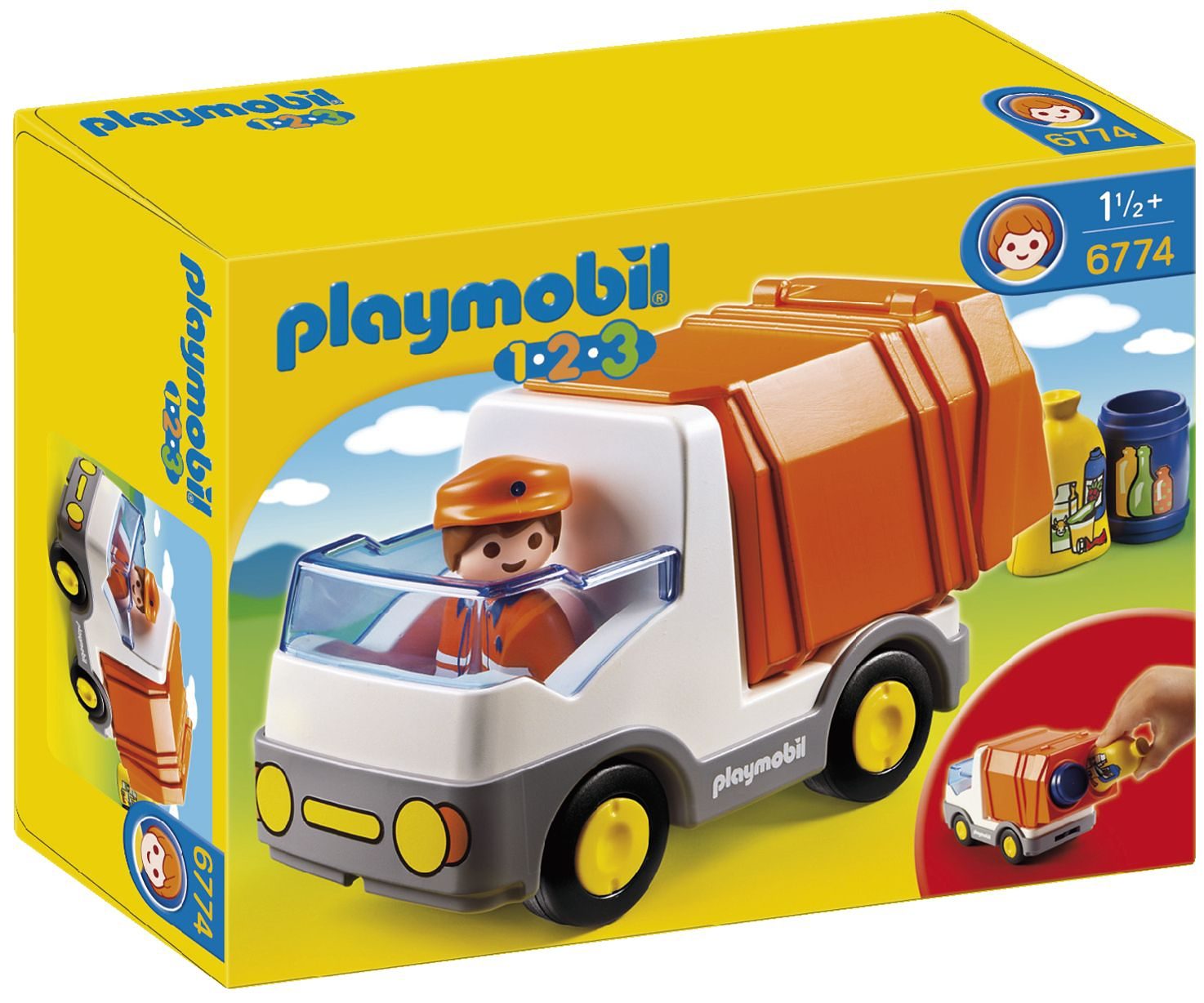 playmobil PLAYMOBIL® Vuilniswagen 6774 1-2-3
