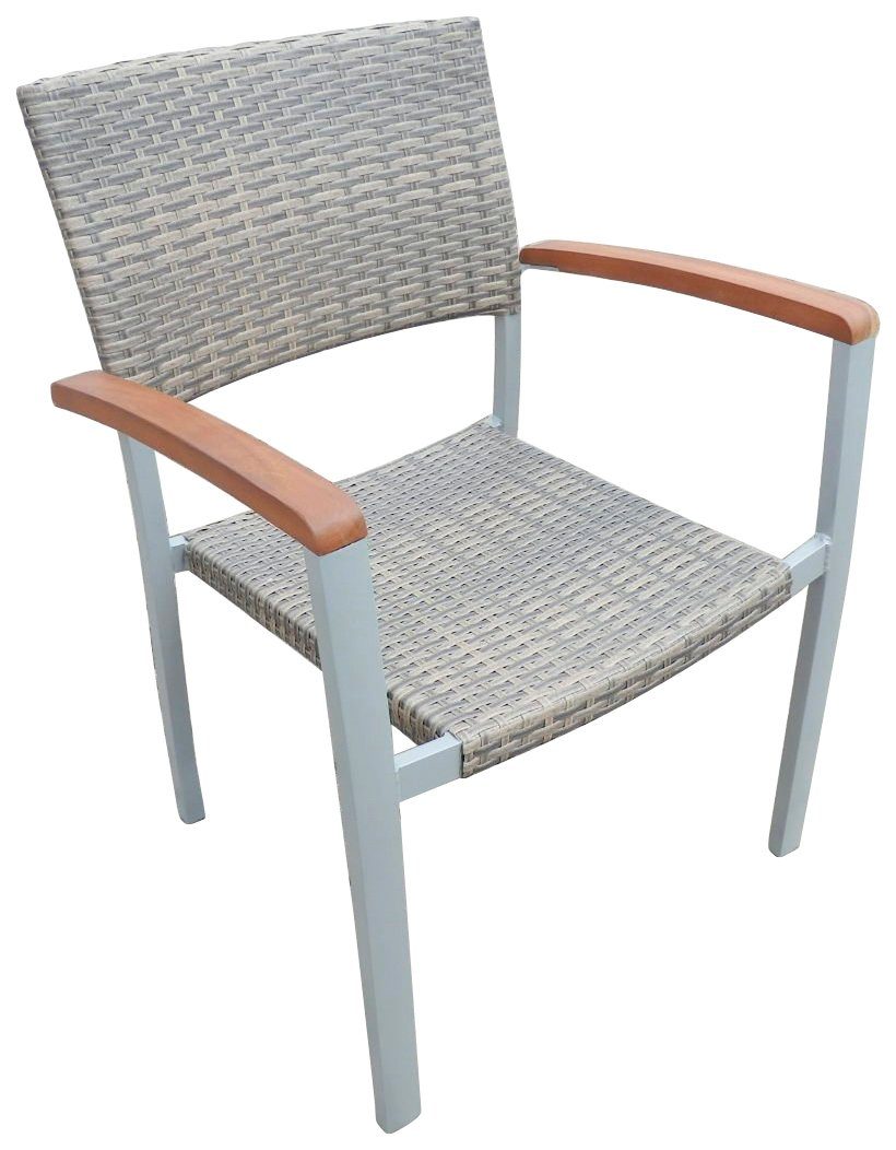 MERXX Tuinstoel Silano Aluminium/kunststof (1 stuk)