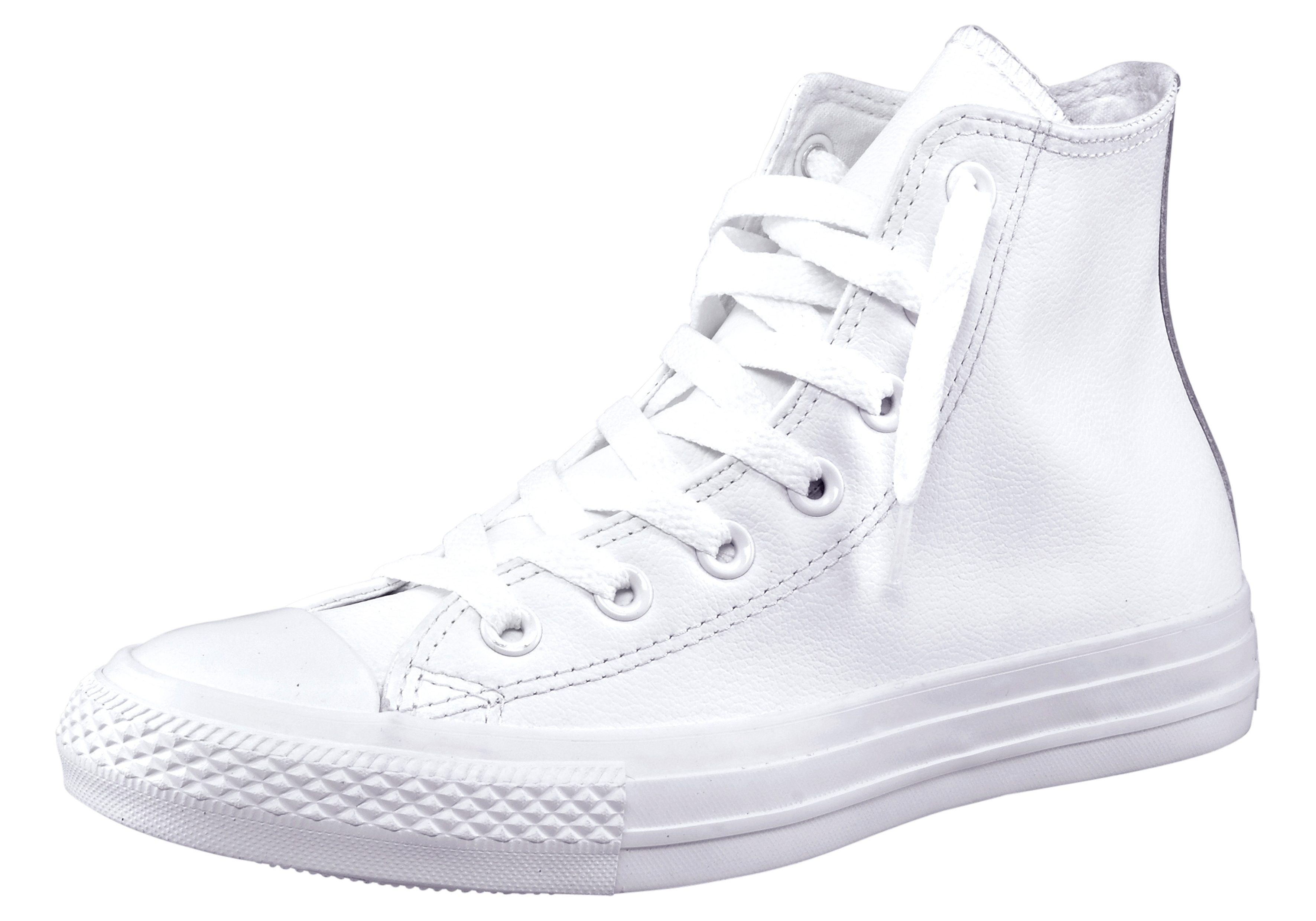 Converse Sneakers Chuck Taylor All Star Hi Monochroom Leer jongens hoge sneakers maat 37 EU wit