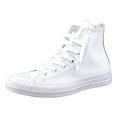 converse sneakers chuck taylor all star hi monocrome leather monochroom wit