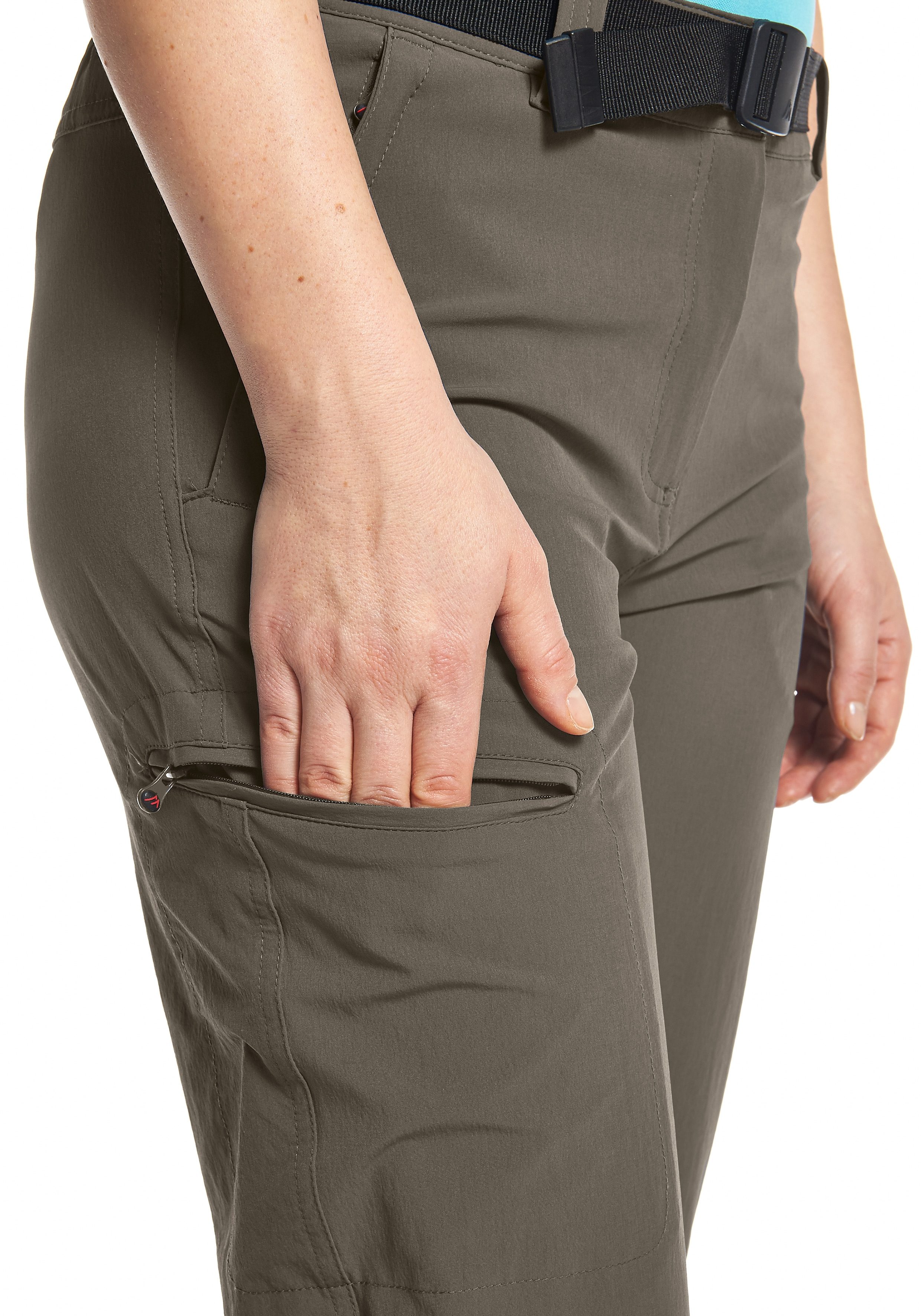 Maier Sports Functionele broek Arolla Dames wandelbroek, afritsbare outdoorbroek, 3 zakken, regular fit