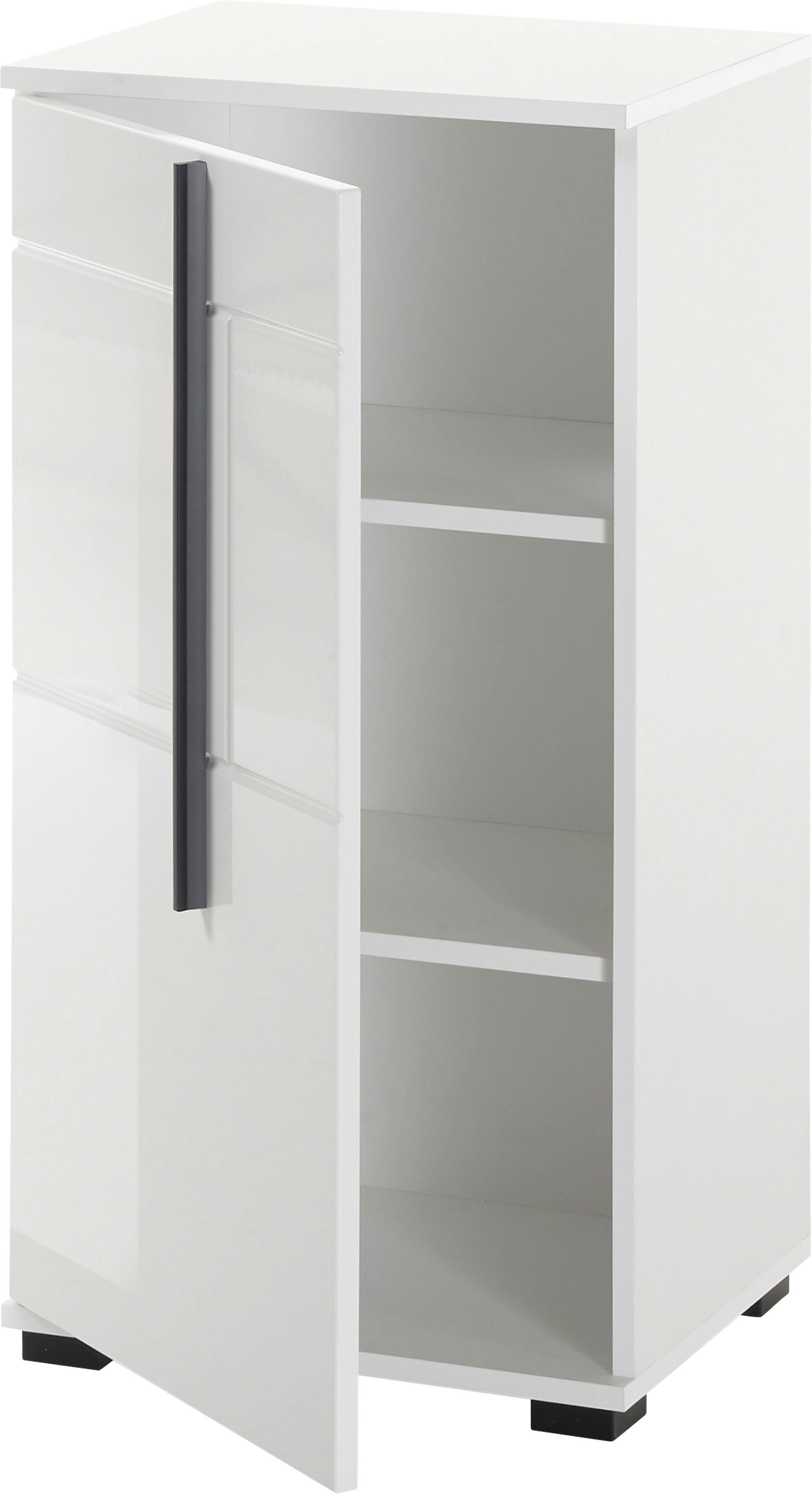 INOSIGN Onderkast Cantara, badkamerkast in hoogglans wit, kast in modern ontwerp