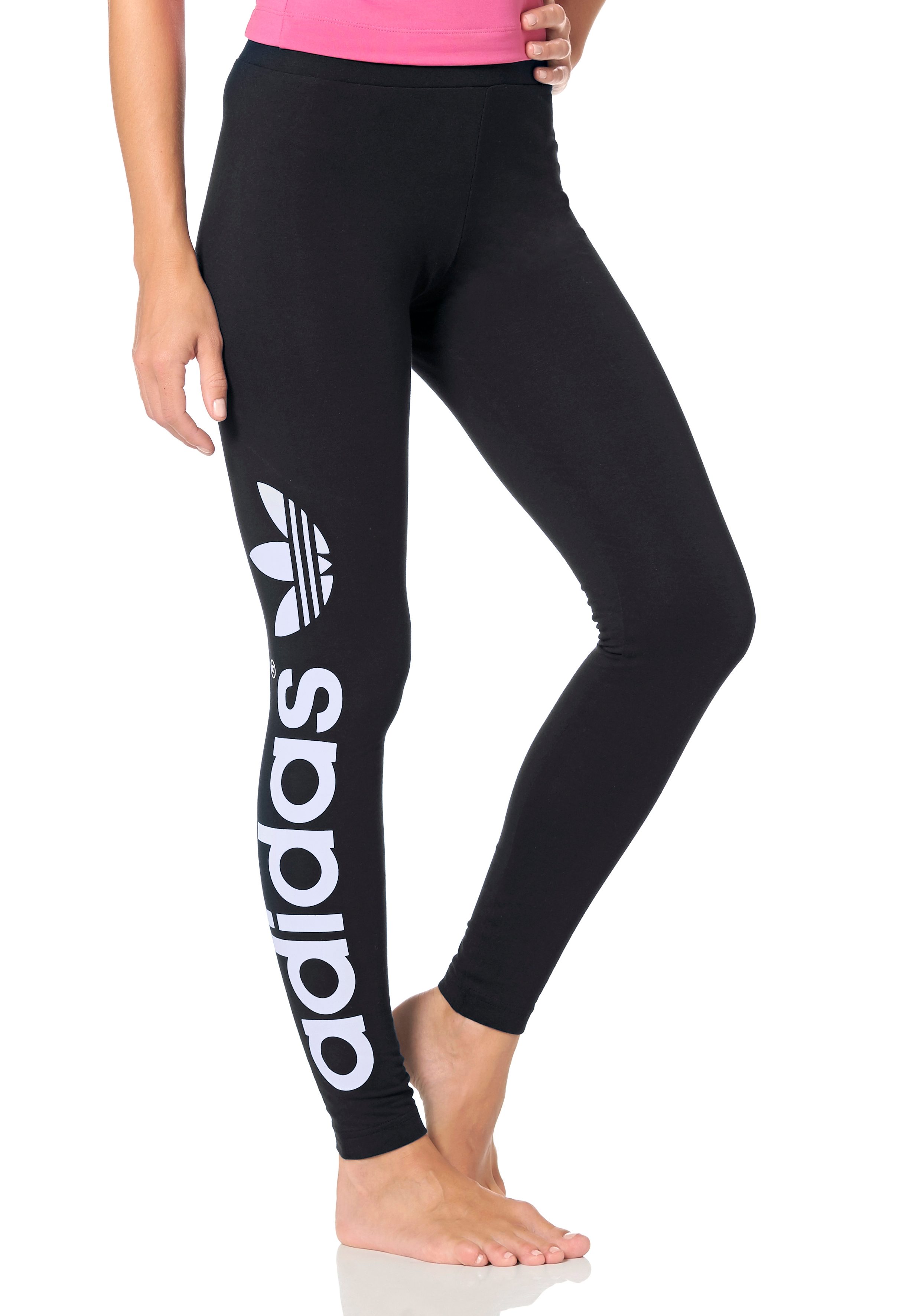 adidas leggings large logo