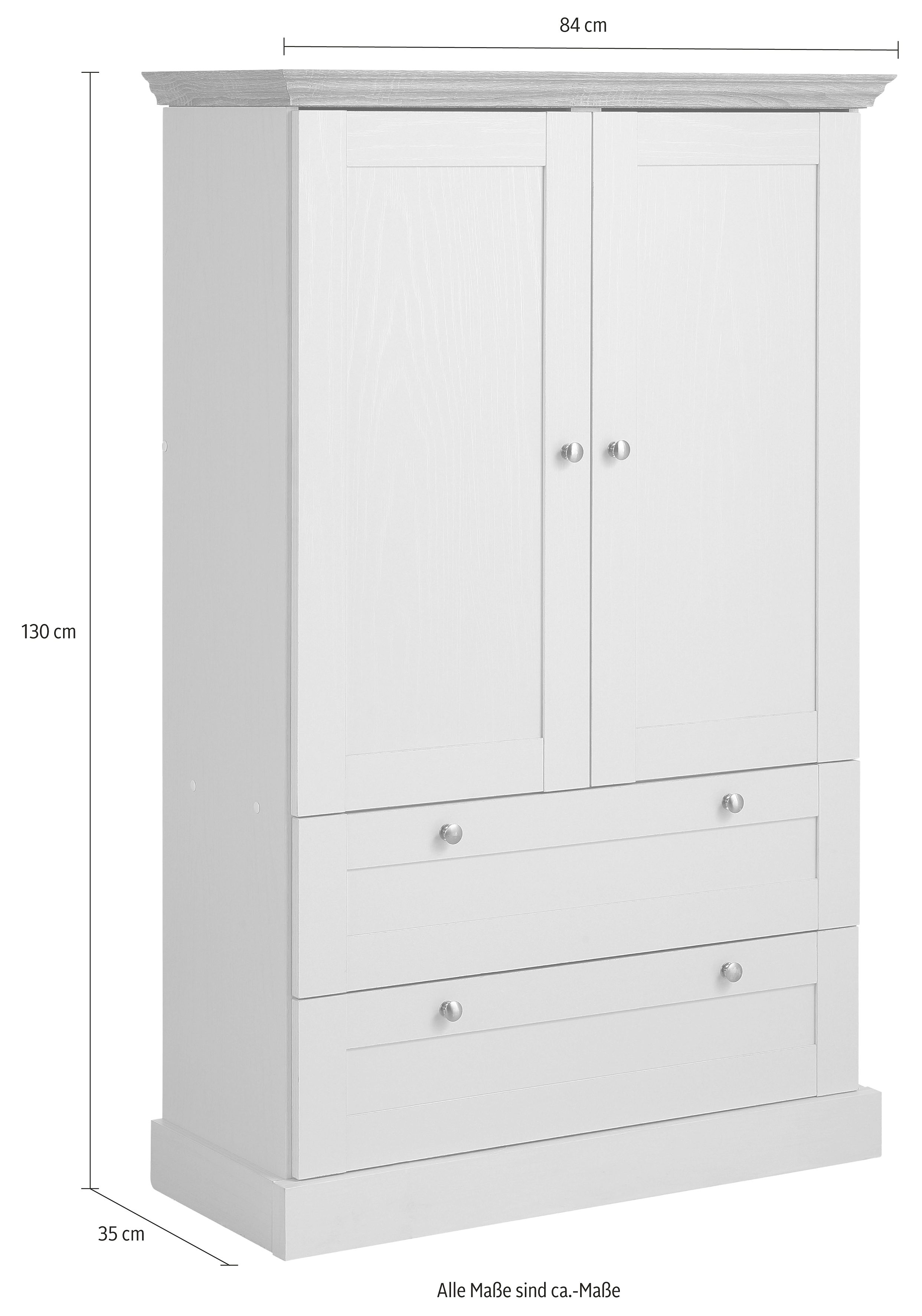 Home affaire Draaideurkast Binz, waskast, multifunctionele kast, Scandinavisch landhuisstijl