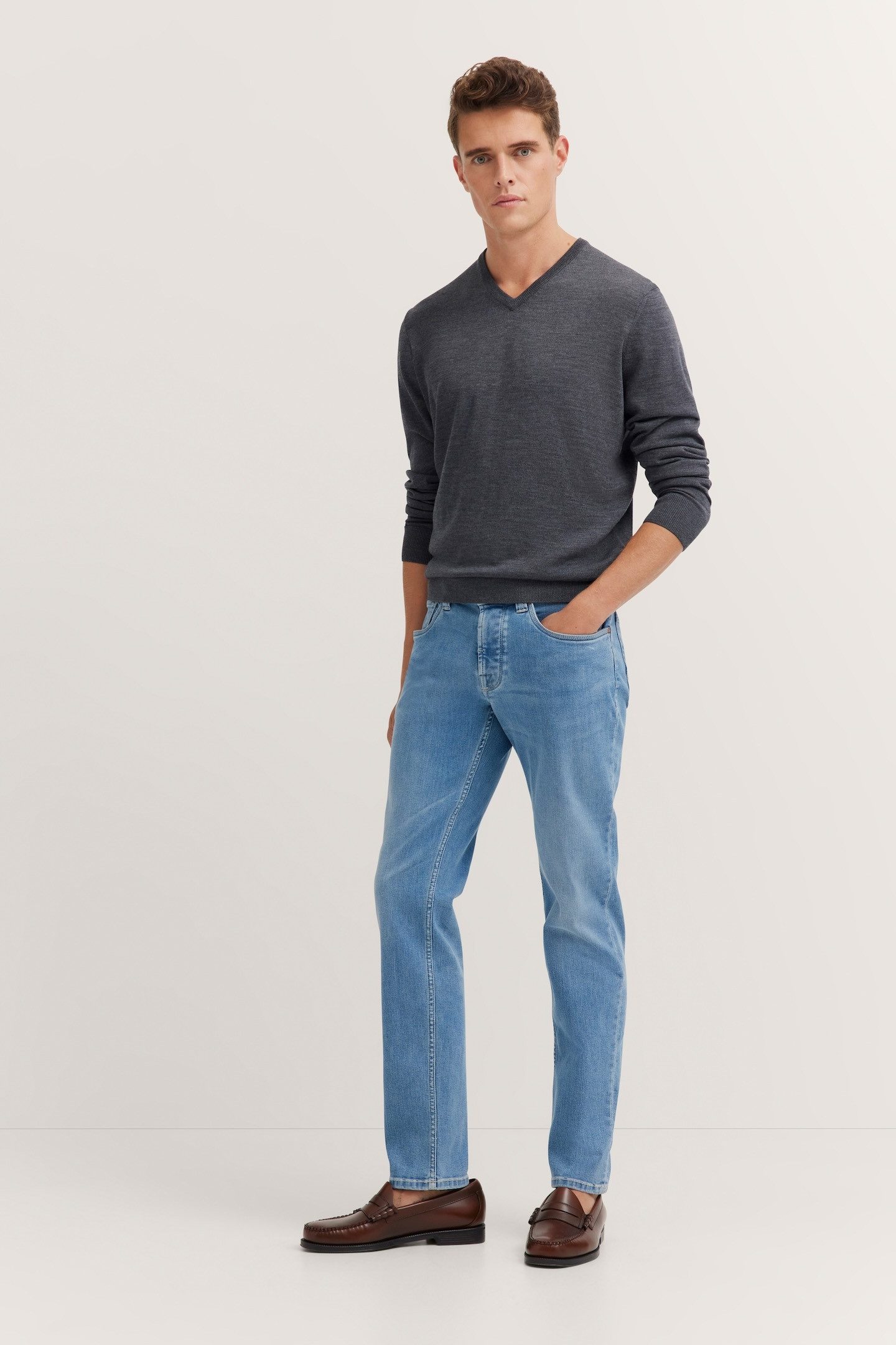 Bugatti 5-pocket jeans met elastaan