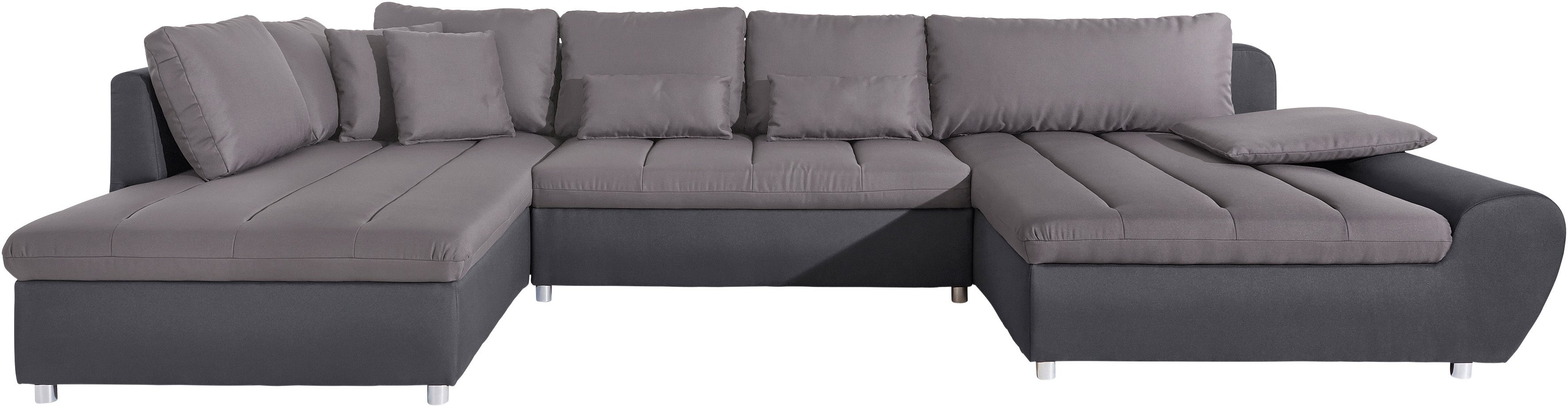 sit&more Zithoek Bandos U-vorm in 2 verschillende maten, naar keuze met slaapfunctie + bedkist