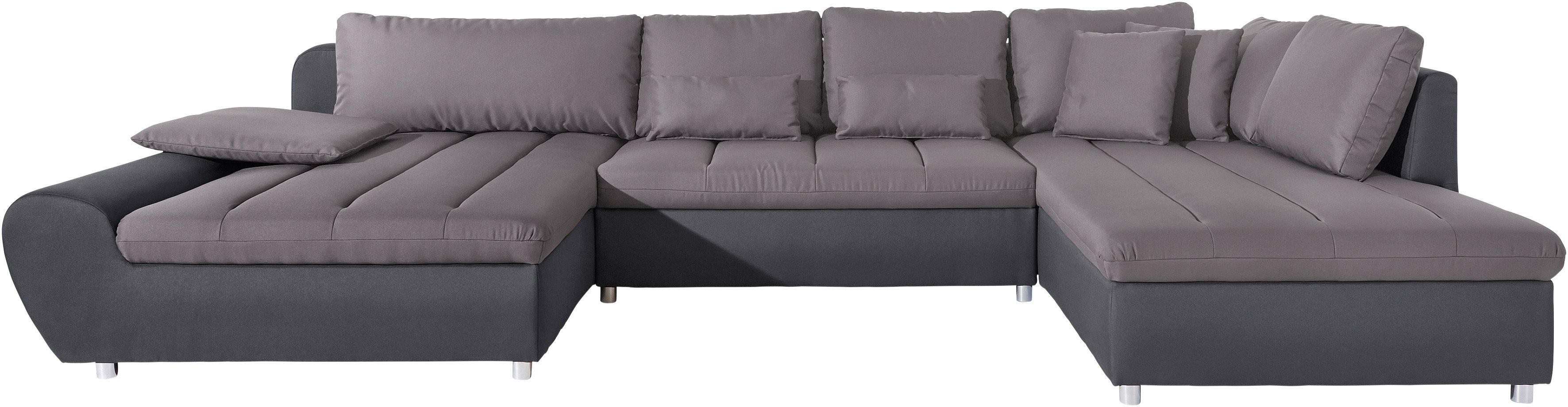 sit&more Zithoek Bandos U-vorm in 2 verschillende maten, naar keuze met slaapfunctie + bedkist