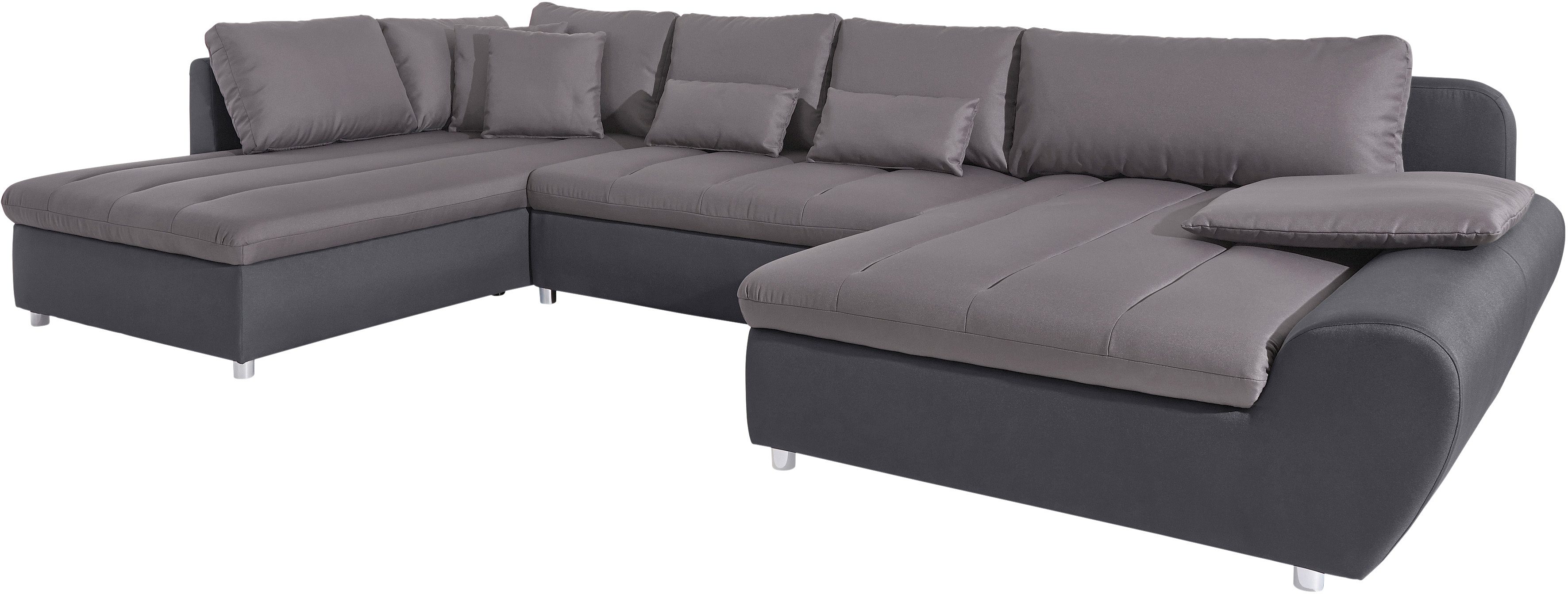 sit&more Zithoek Bandos U-vorm in 2 verschillende maten, naar keuze met slaapfunctie + bedkist