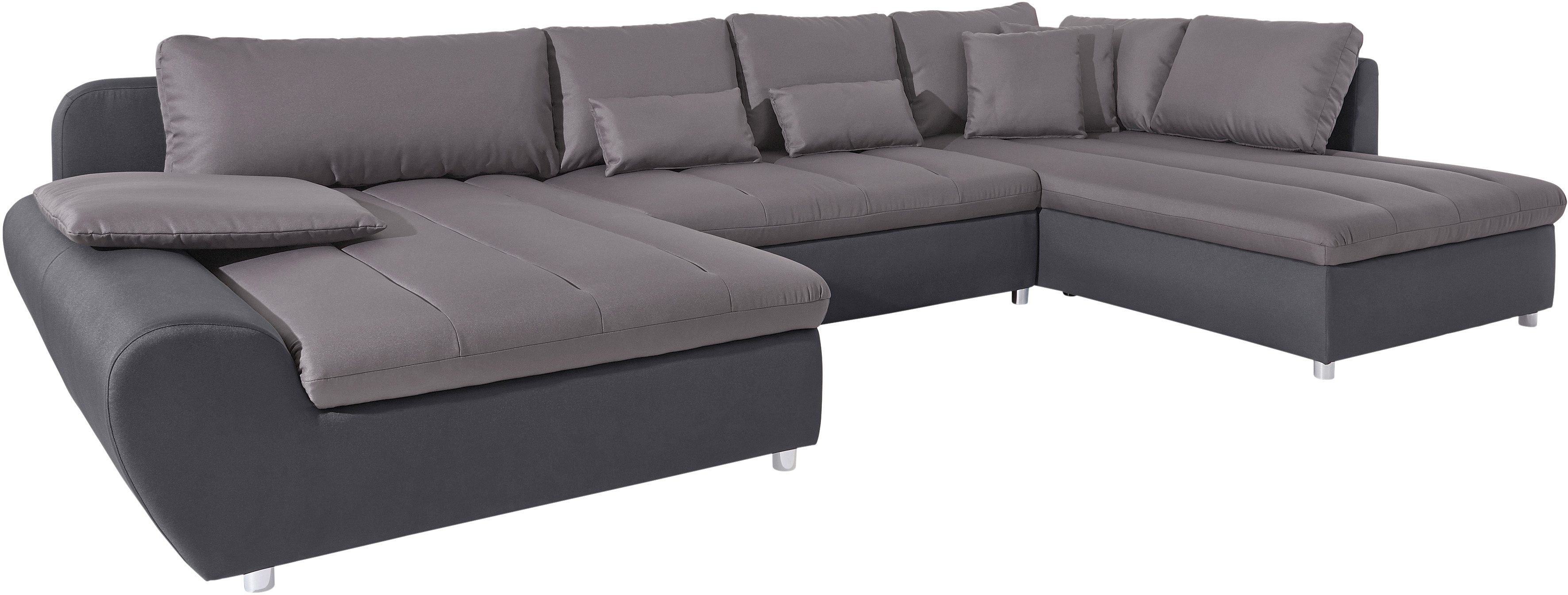 sit&more Zithoek Bandos U-vorm in 2 verschillende maten, naar keuze met slaapfunctie + bedkist