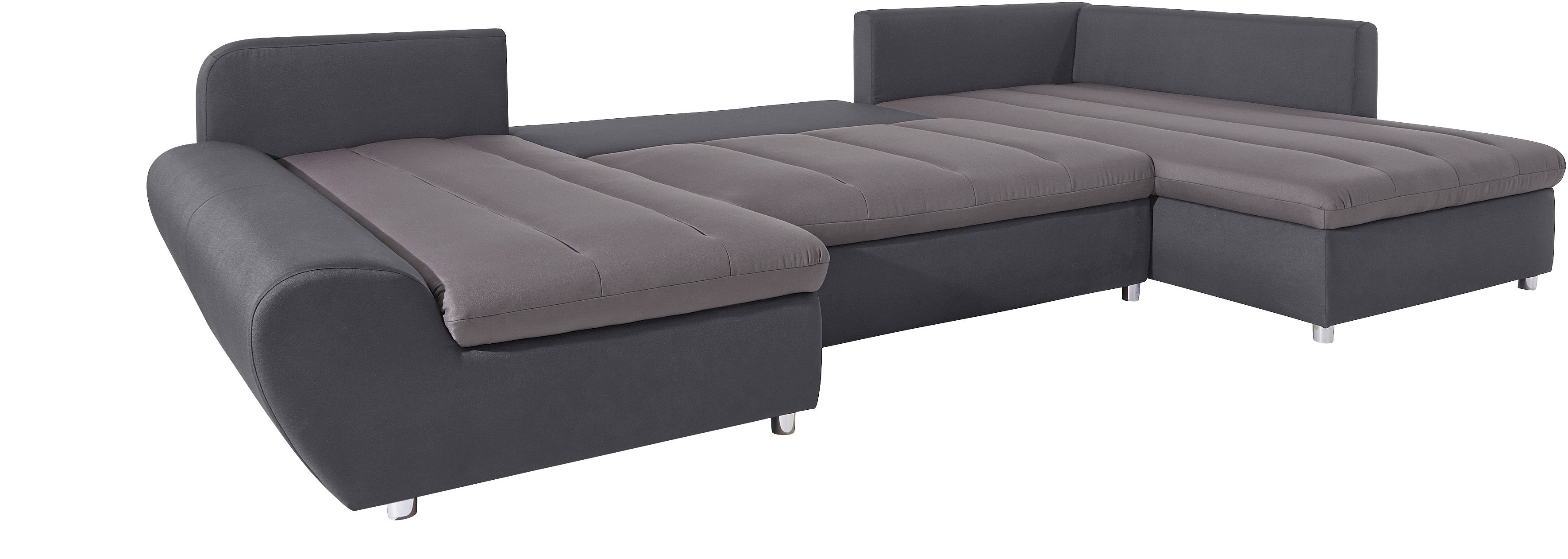 sit&more Zithoek Bandos U-vorm in 2 verschillende maten, naar keuze met slaapfunctie + bedkist