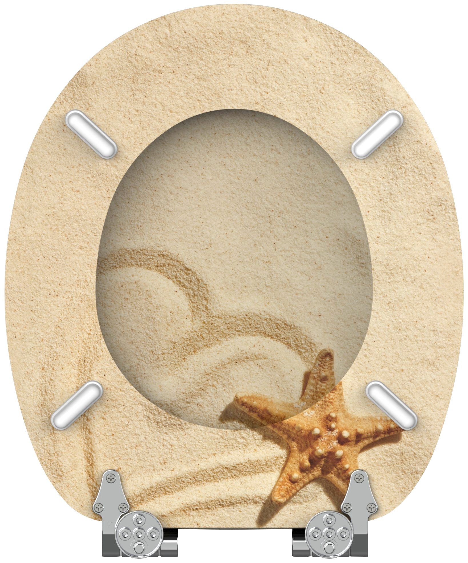 Sanilo Toiletzitting Sandy met soft-closemechanisme