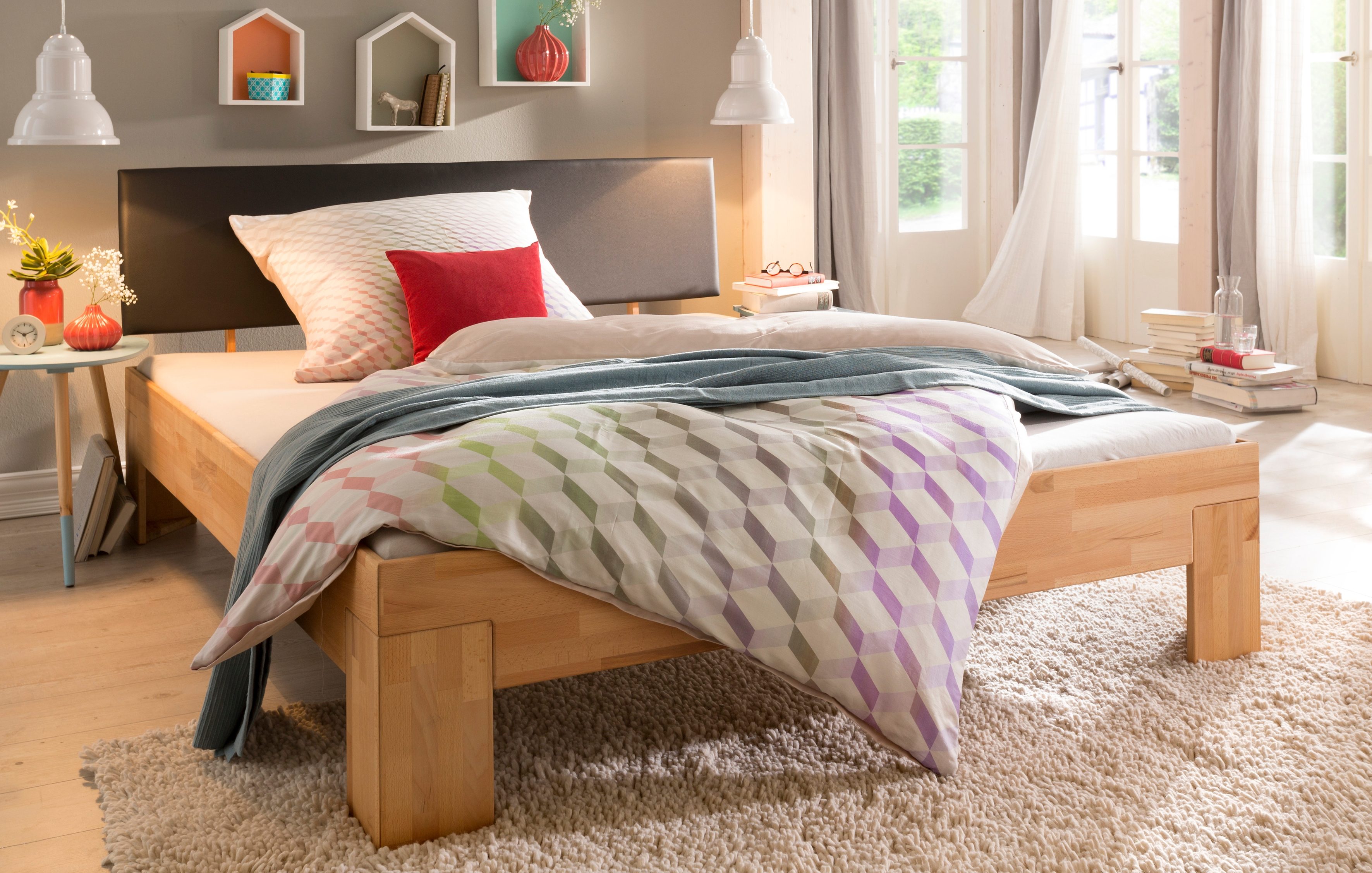 Home affaire Massief houten ledikant Toronto optioneel met of zonder hoofdsteun, van fsc®-gecertificeerd beukenhout