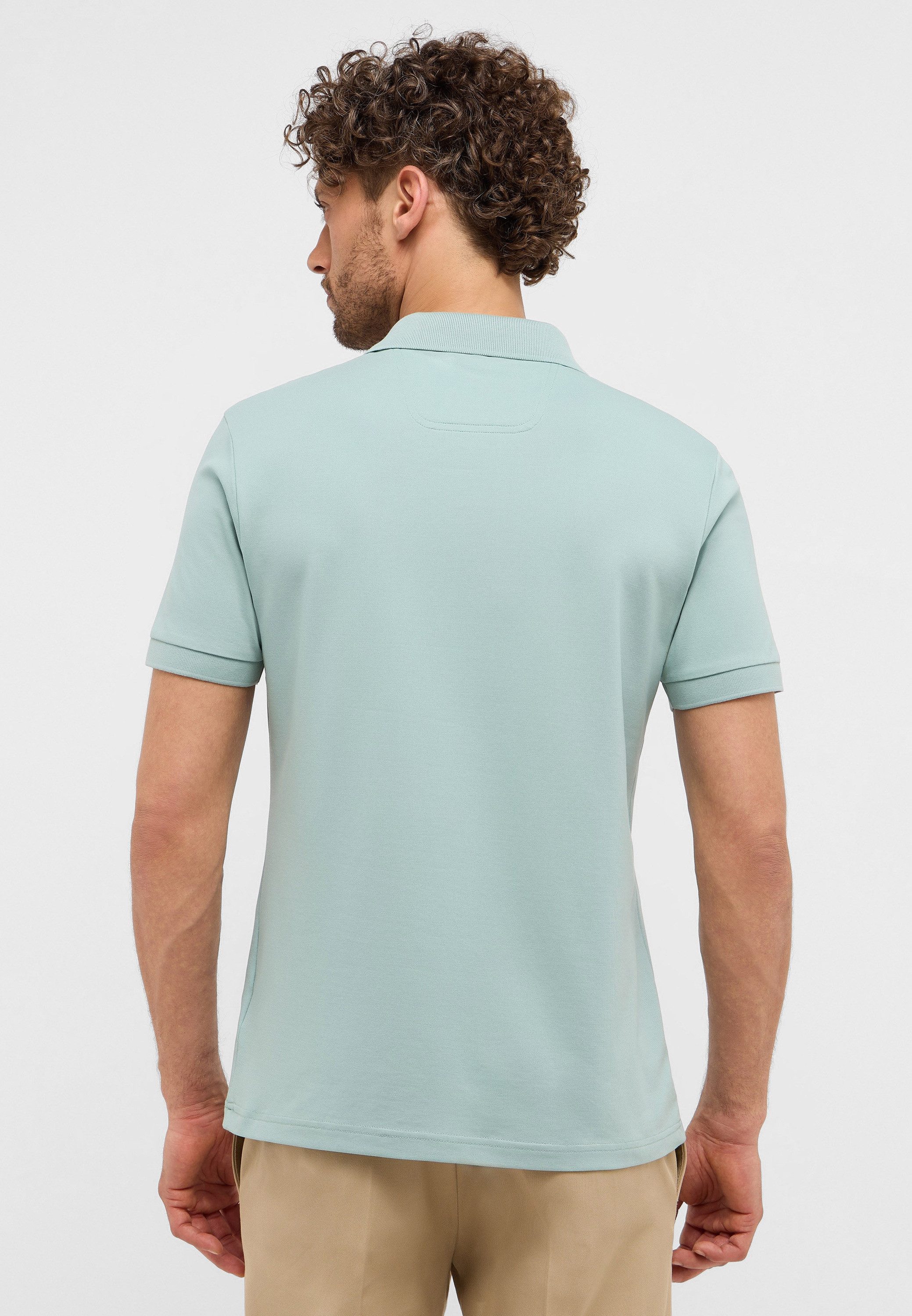 Eterna Overhemd met korte mouwen Slim fit EASY IRON (gemakkelijk te strijken)