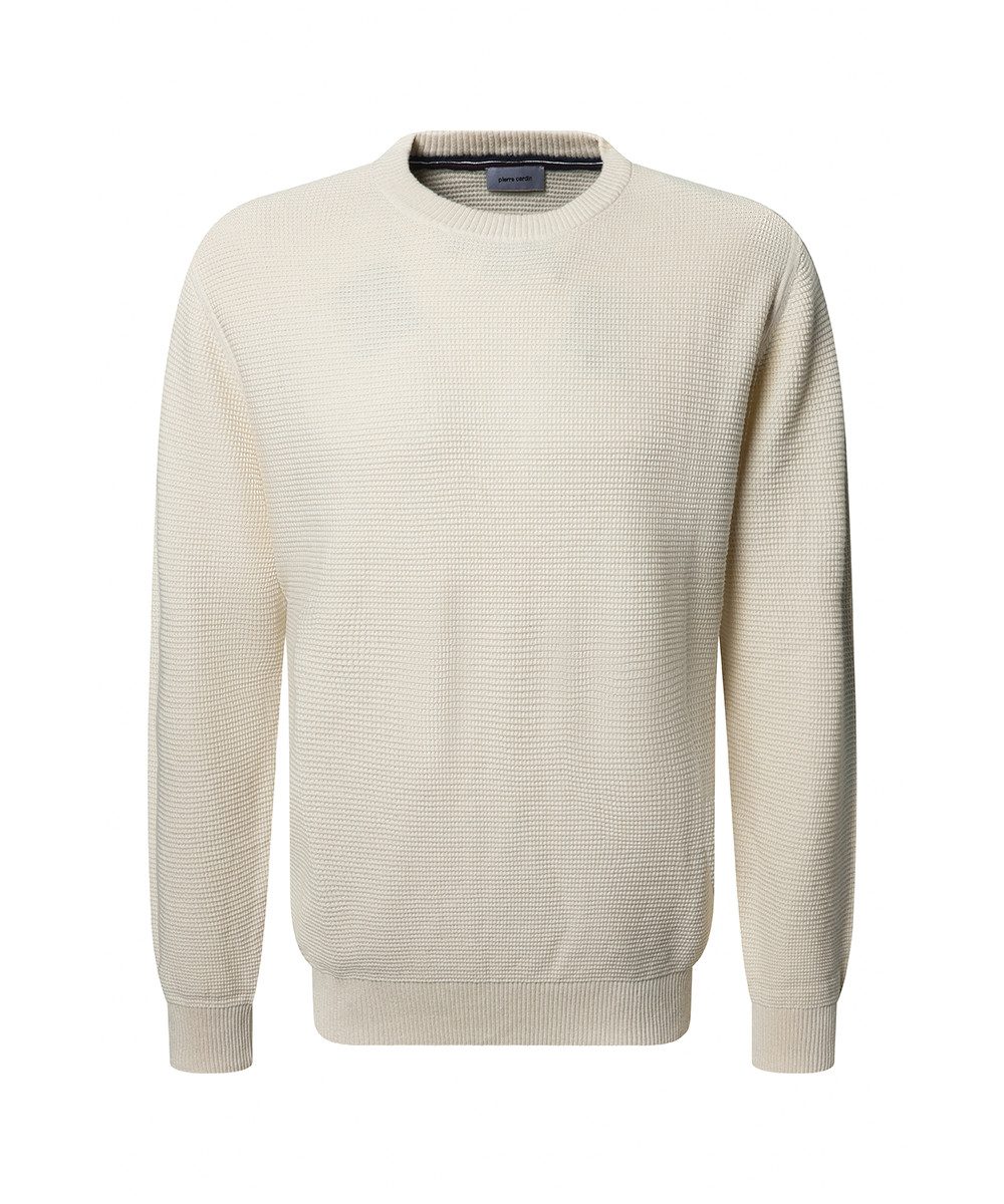 Pierre Cardin Trui met ronde hals met structuur