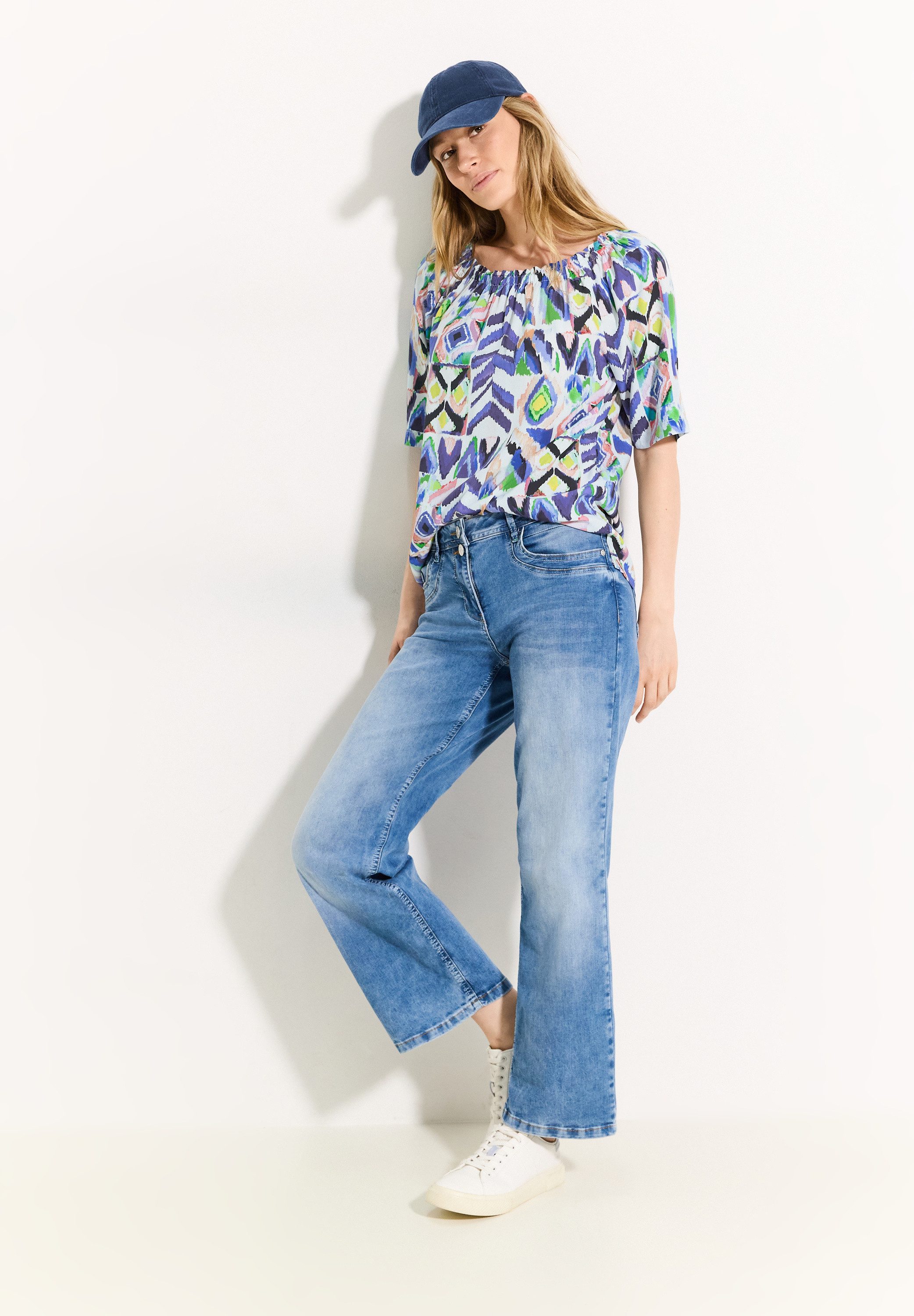 Cecil Blouse met korte mouwen met print all-over