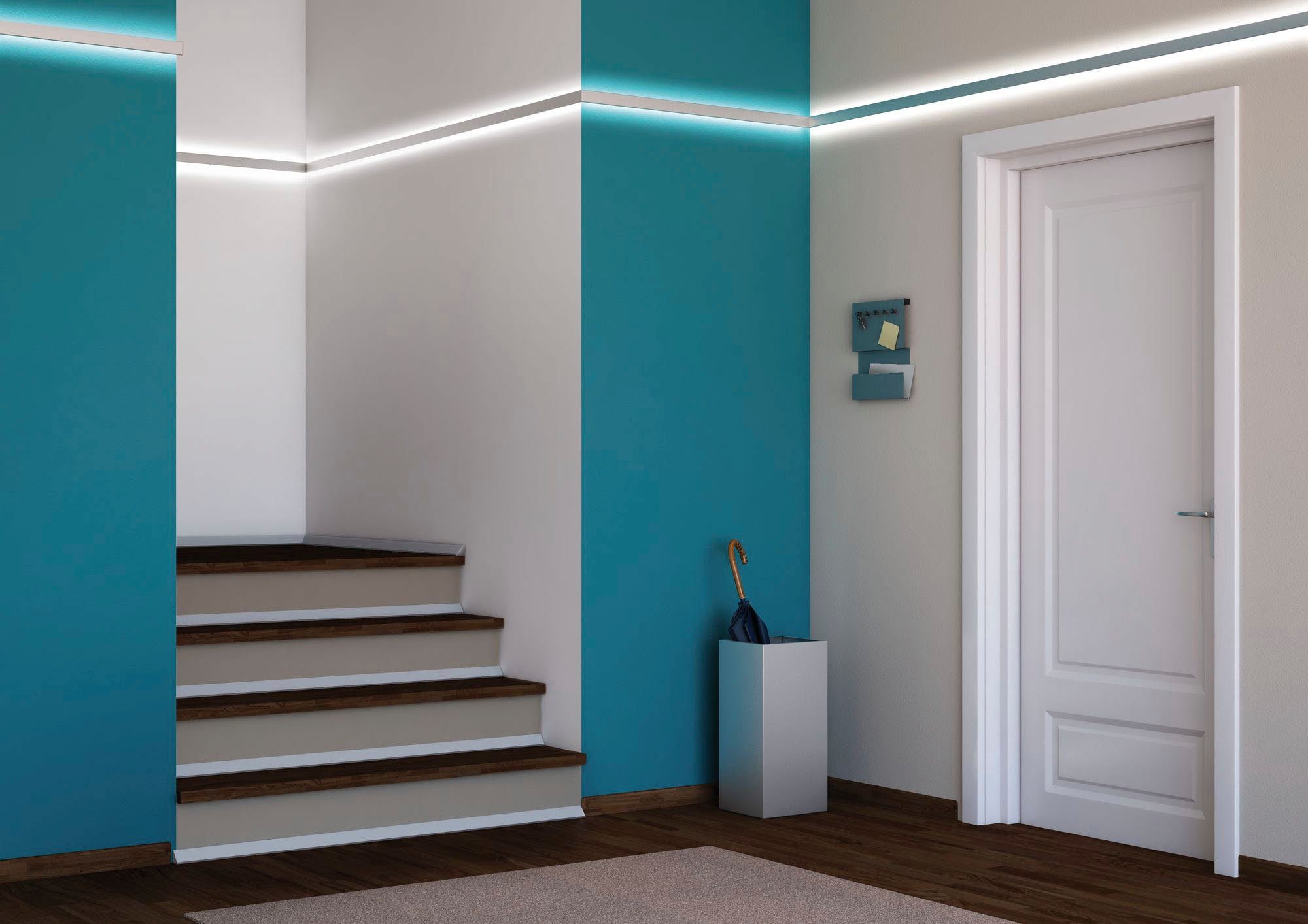 Paulmann Led-strepen Duo profiel set 100 cm incl. clips en diffuser (1 stuk)