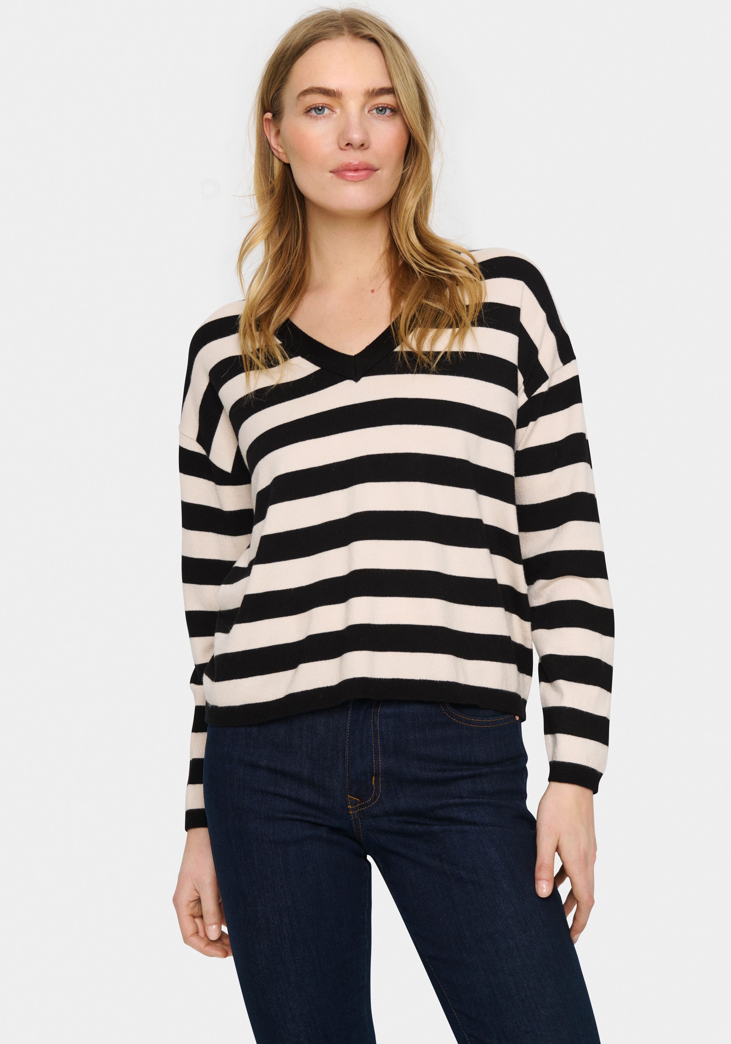Saint Tropez Gebreide trui FikamSZ V-Neck