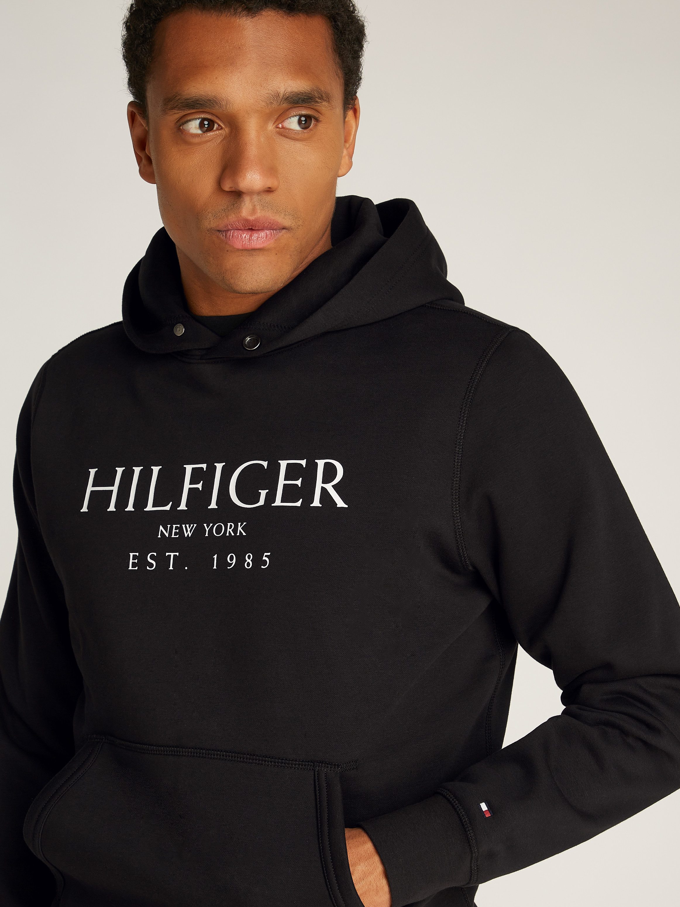 Tommy Hilfiger Hoodie BIG HILFIGER HOODY met contrastkleurige print