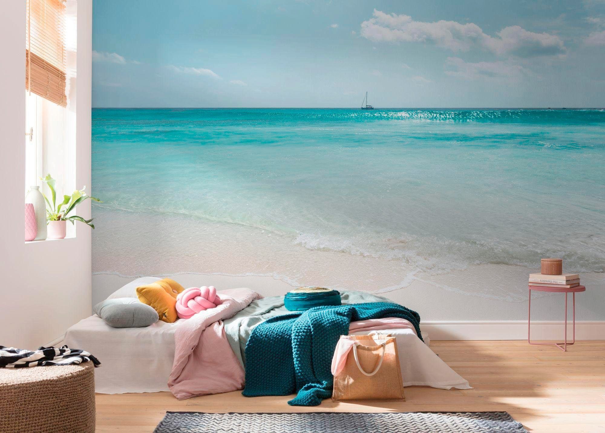 Komar Vliesbehang Digitale print vlies - Azur Ozean - Afmeting 400 x 250 cm (1 stuk)