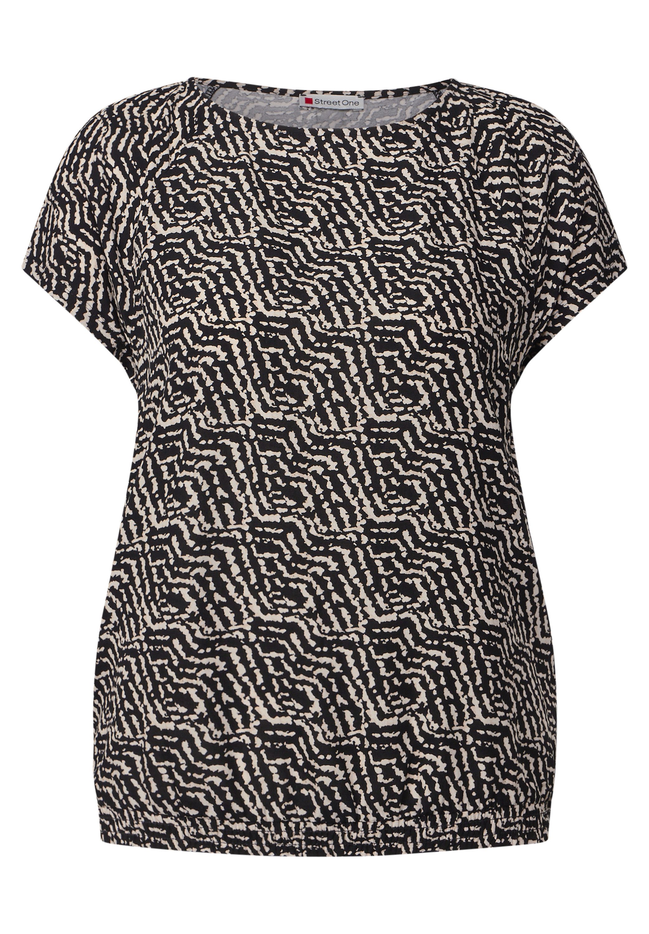 STREET ONE Shirt met print met een bloemmotief
