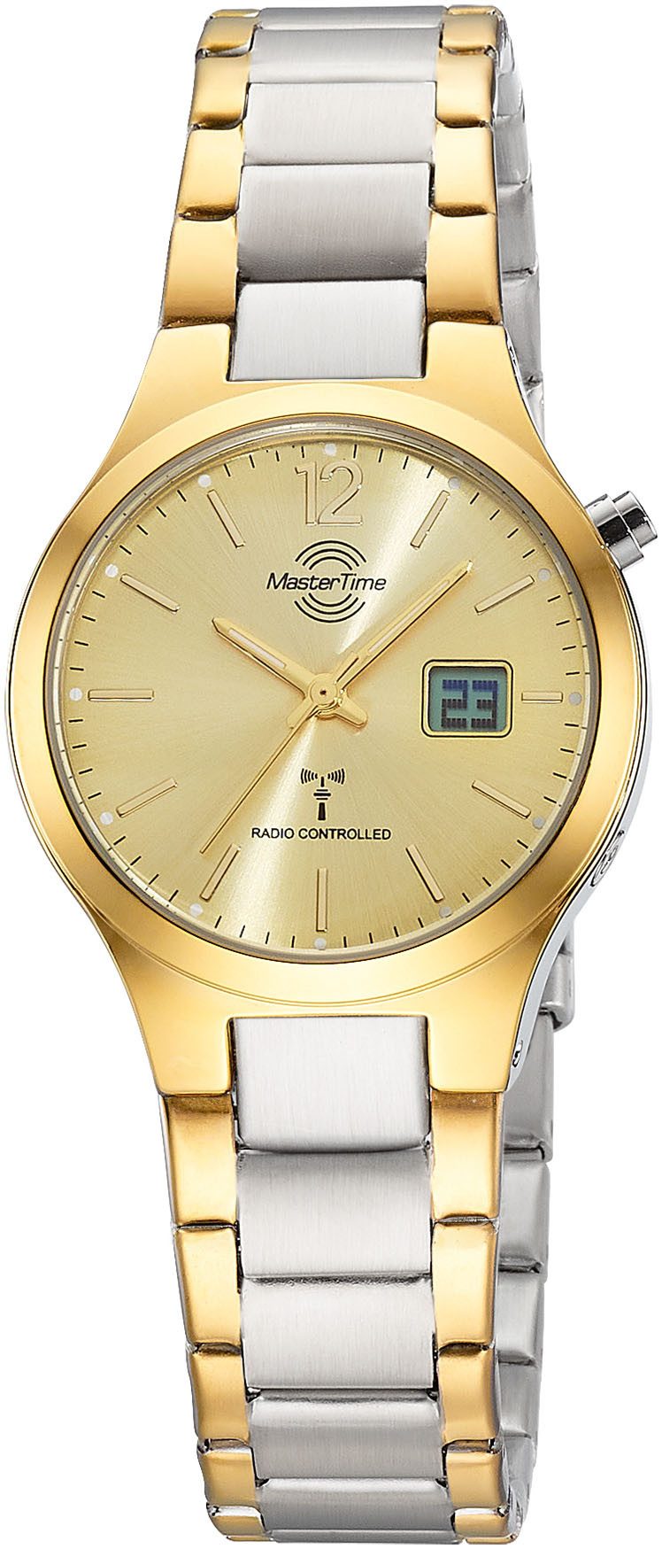 MASTER TIME Radiografisch horloge Quartzhorloge, horloge, damenuur, roestvrijstalen band, analoog, digitaal