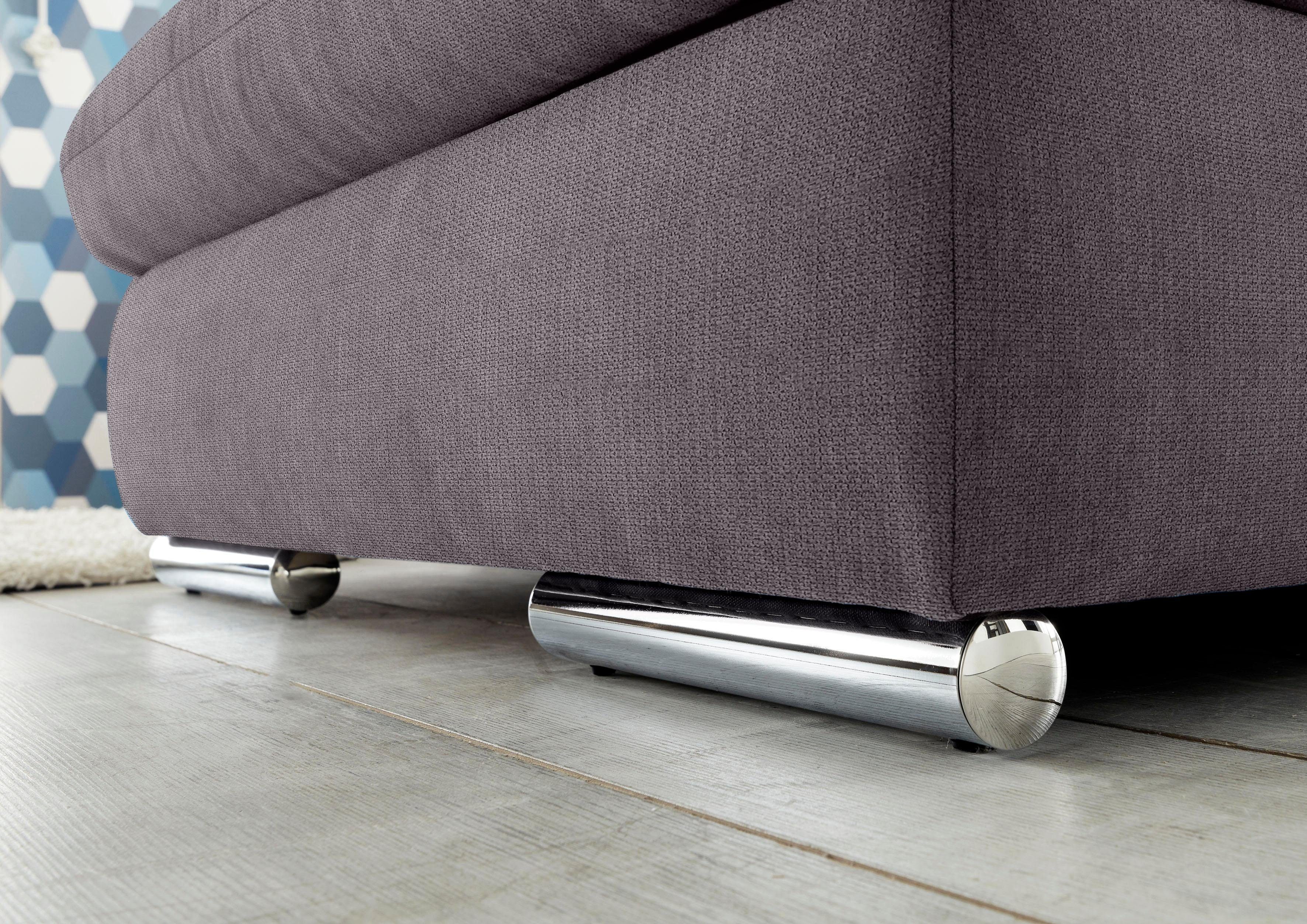 set one by Musterring Hoekbank SO 4100 met comfortabele pocketvering en hoofdeindeverstelling,