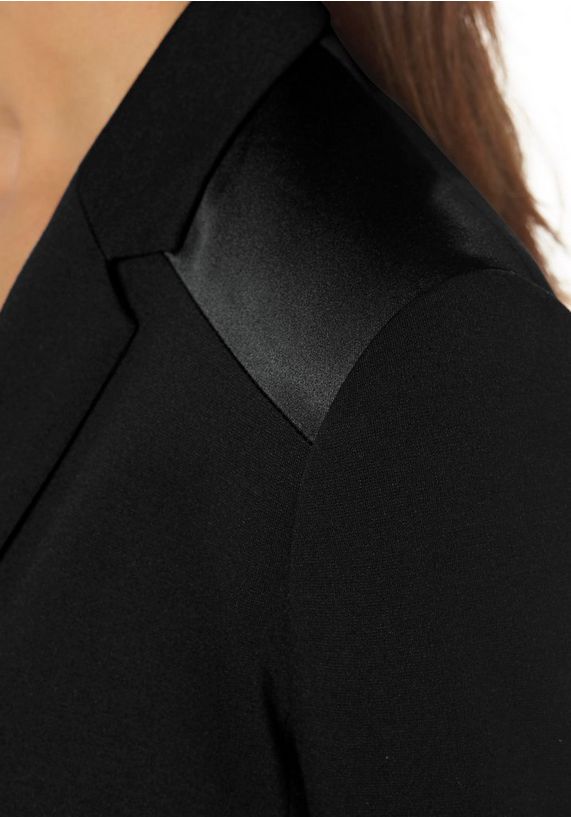 BRUNO BANANI Blazer met details van satijn BRUNO BANANI Blazer met details van satijn