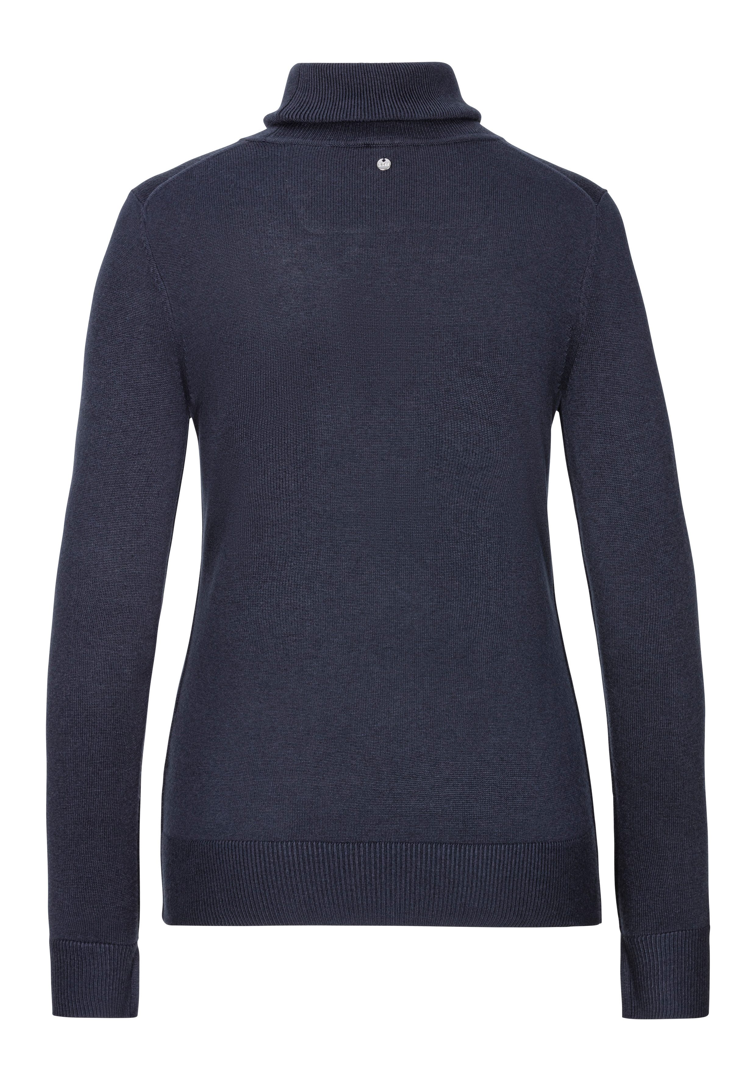 Boss Orange Gebreide trui Fiddie Premium Damesmode met modieuze split aan de mouwzoom