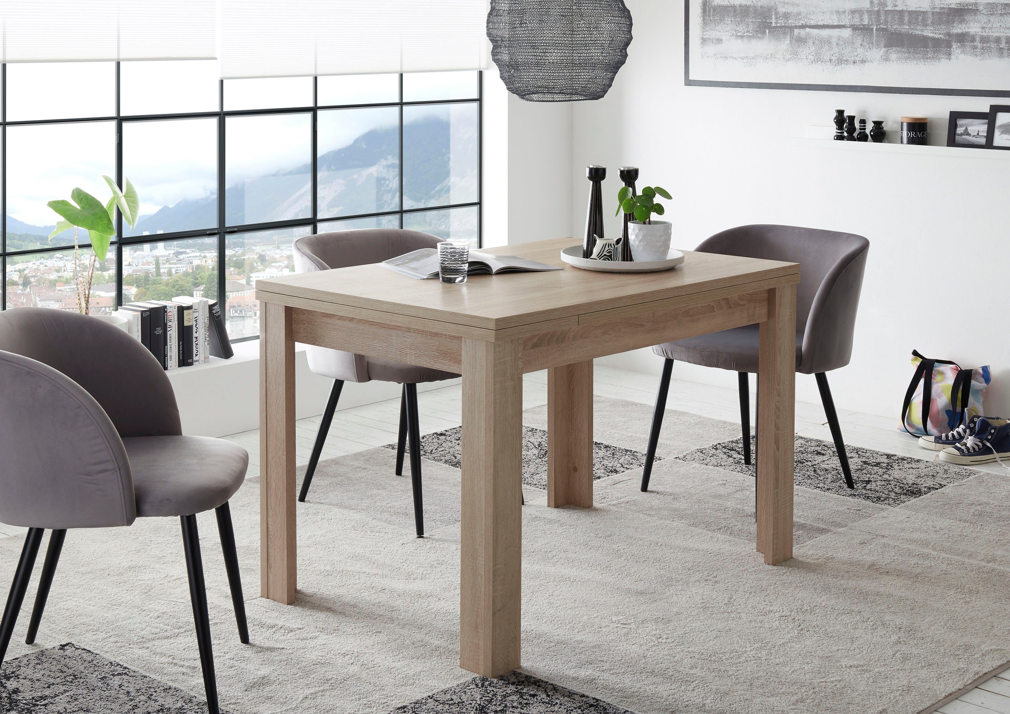 Mäusbacher Eettafel Monti BESTSELLER!, tafel, keukentafel, uitschuifbare tafel tot 280 cm