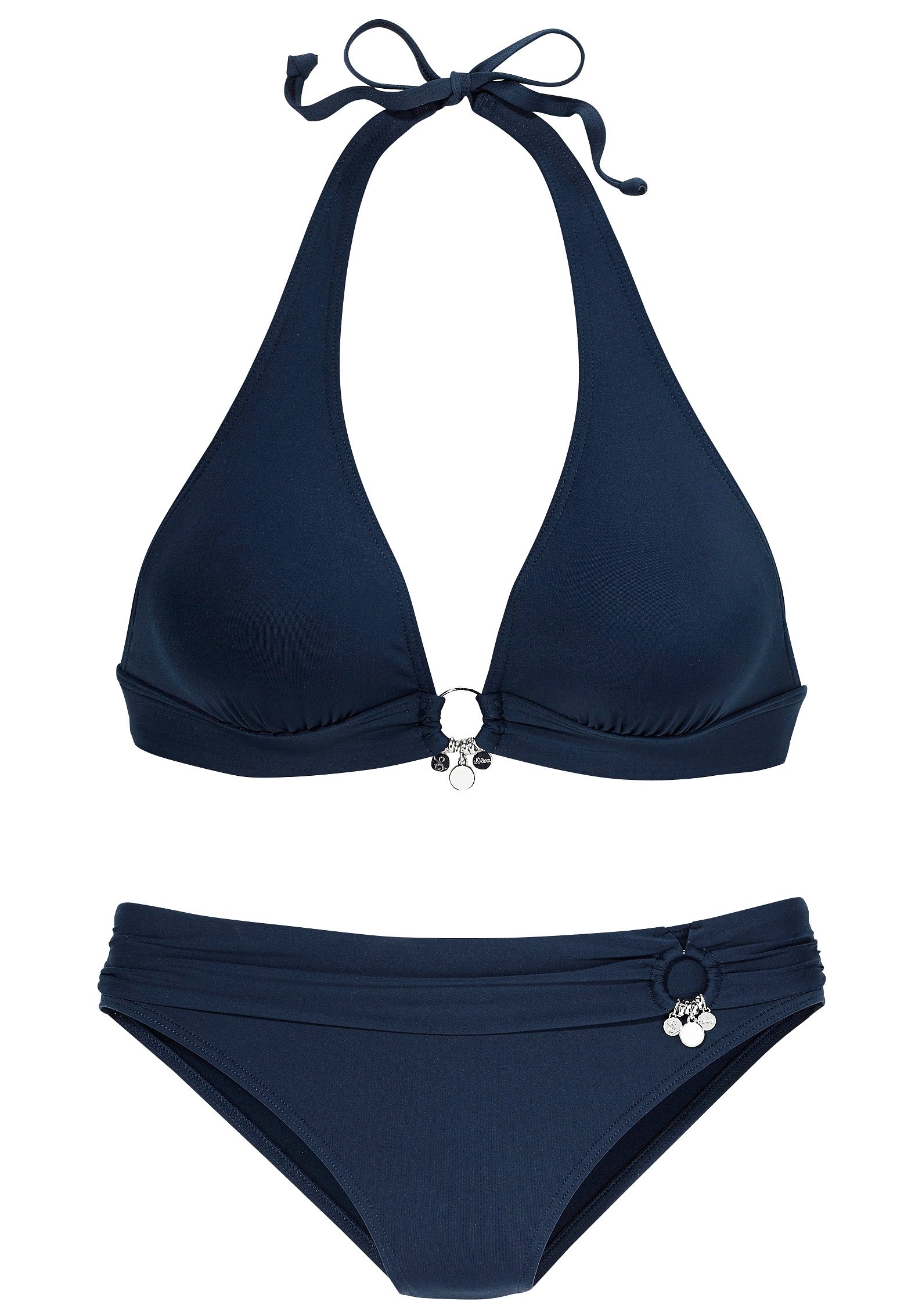 s.Oliver RED LABEL Beachwear Triangelbikini TONIA met uitneembare cups, om de nek te binden, sluiting op de rug