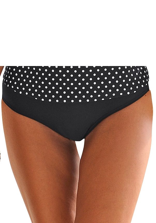 Lascana Bikinibroekje Merilyn uni en gedessineerd in klassiek model