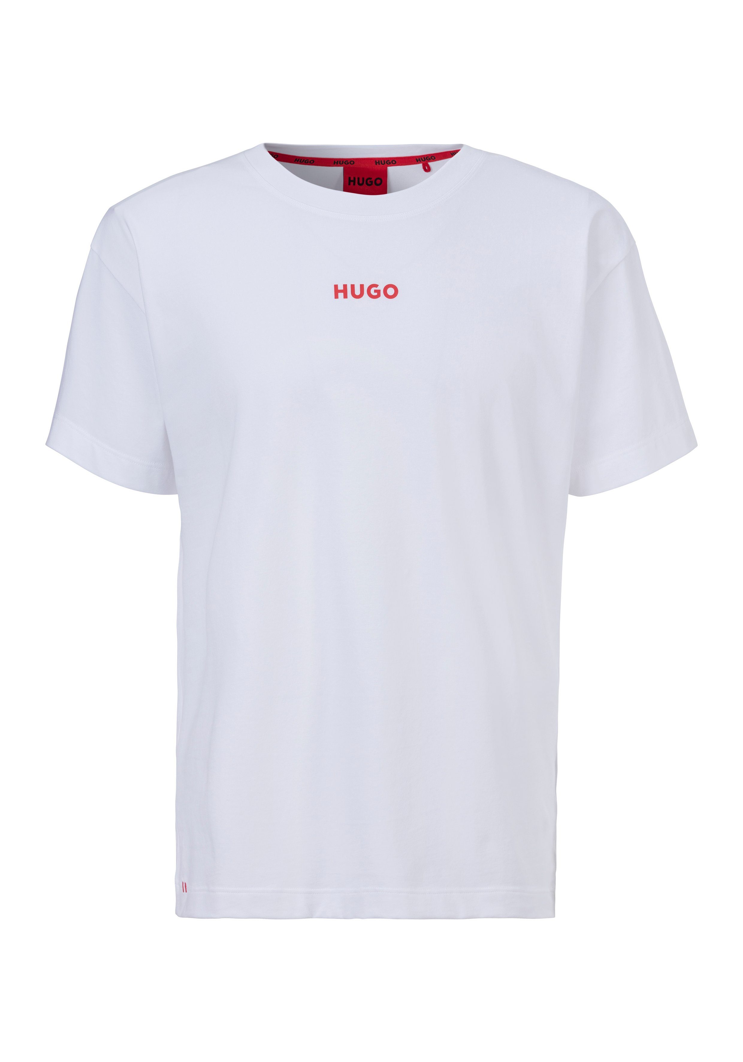HUGO underwear T-shirt Linked T-Shirt met hugo opdruk