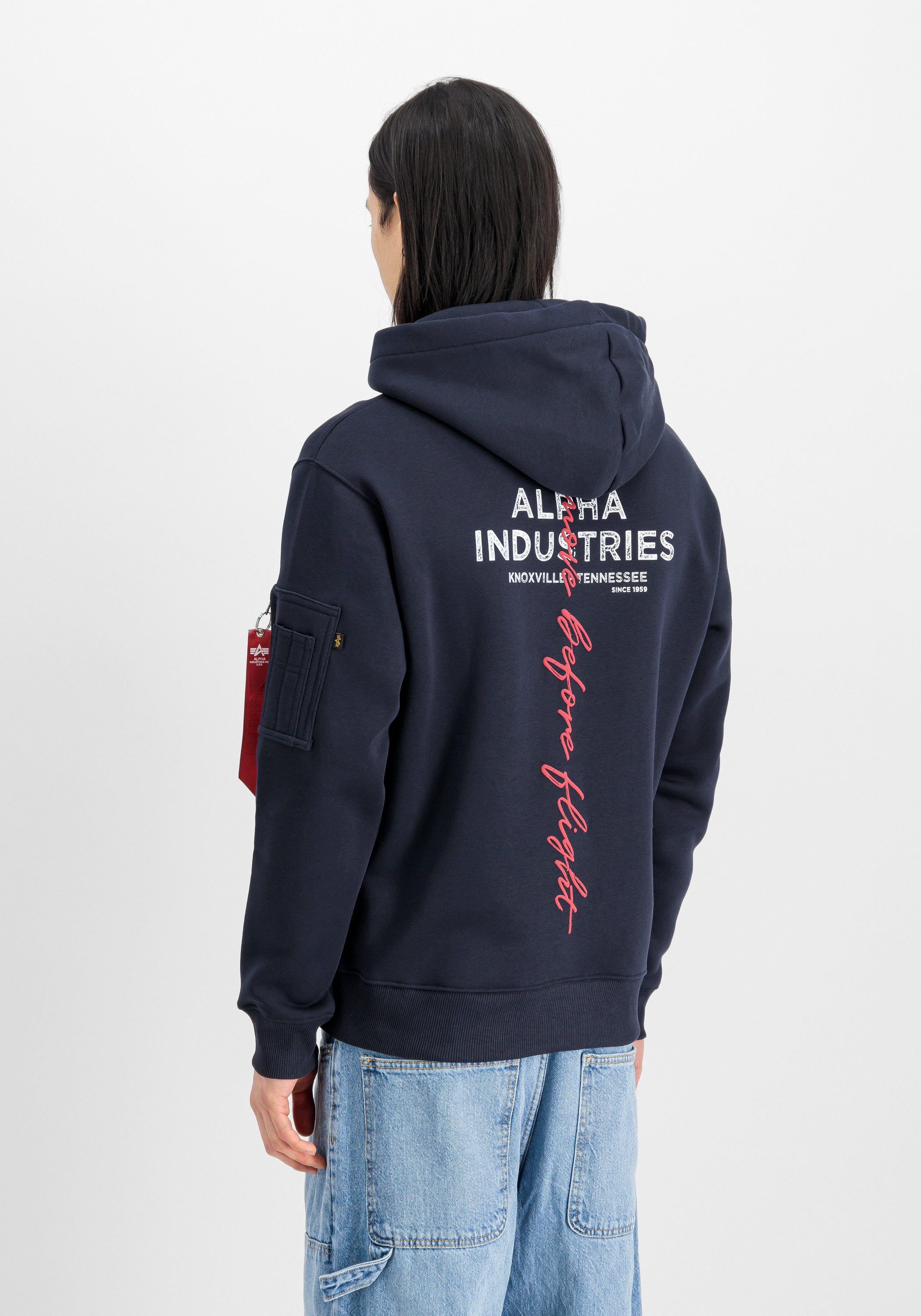 Alpha Industries Hoodie Signature Backprint Hoodie